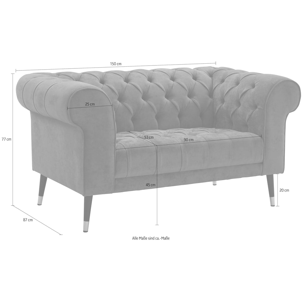 Guido Maria Kretschmer Home&Living Chesterfield-Sofa »Tinnum«