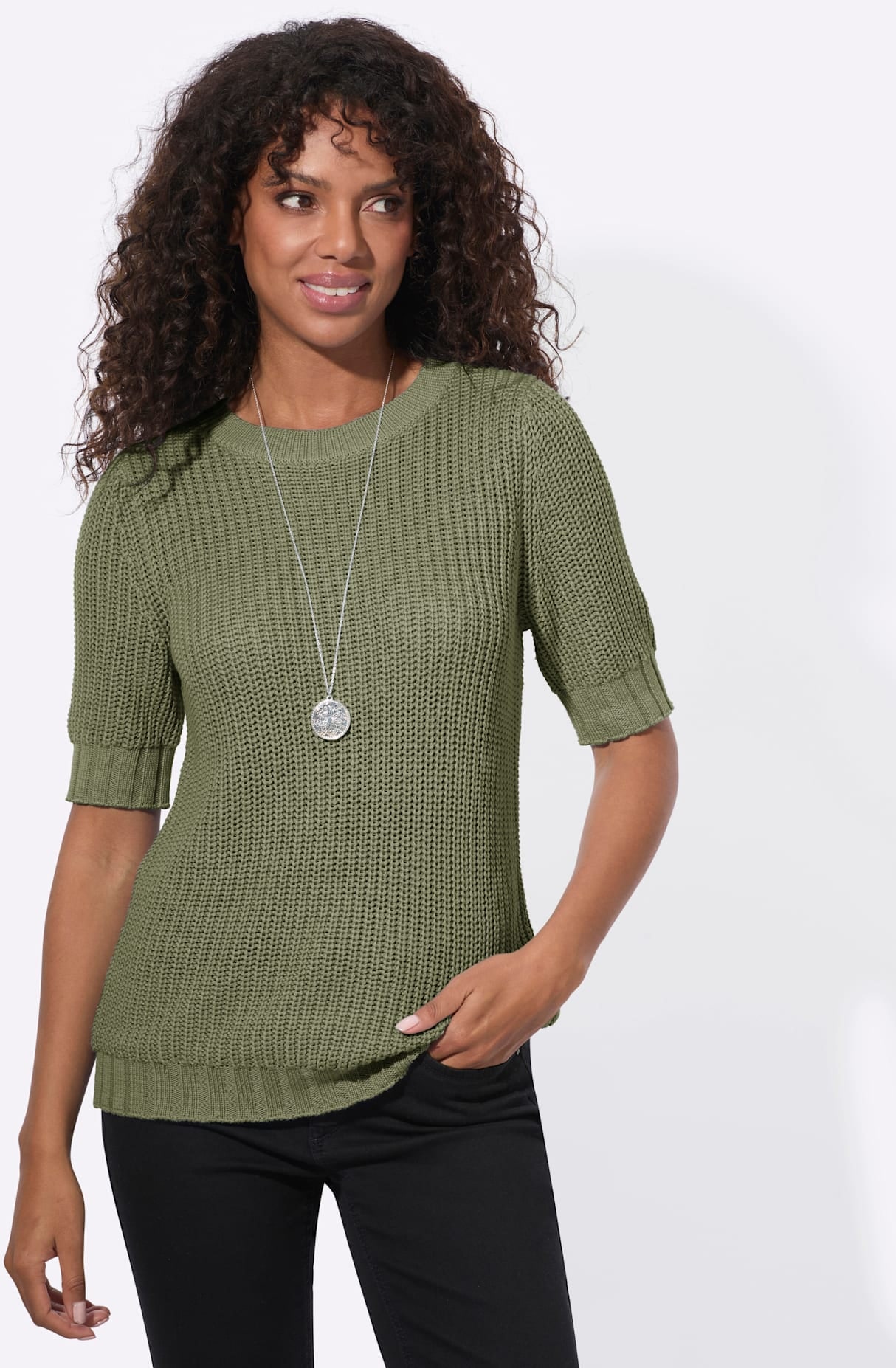 Casual Looks Kurzarmpullover »Kurzarm-Pullover«