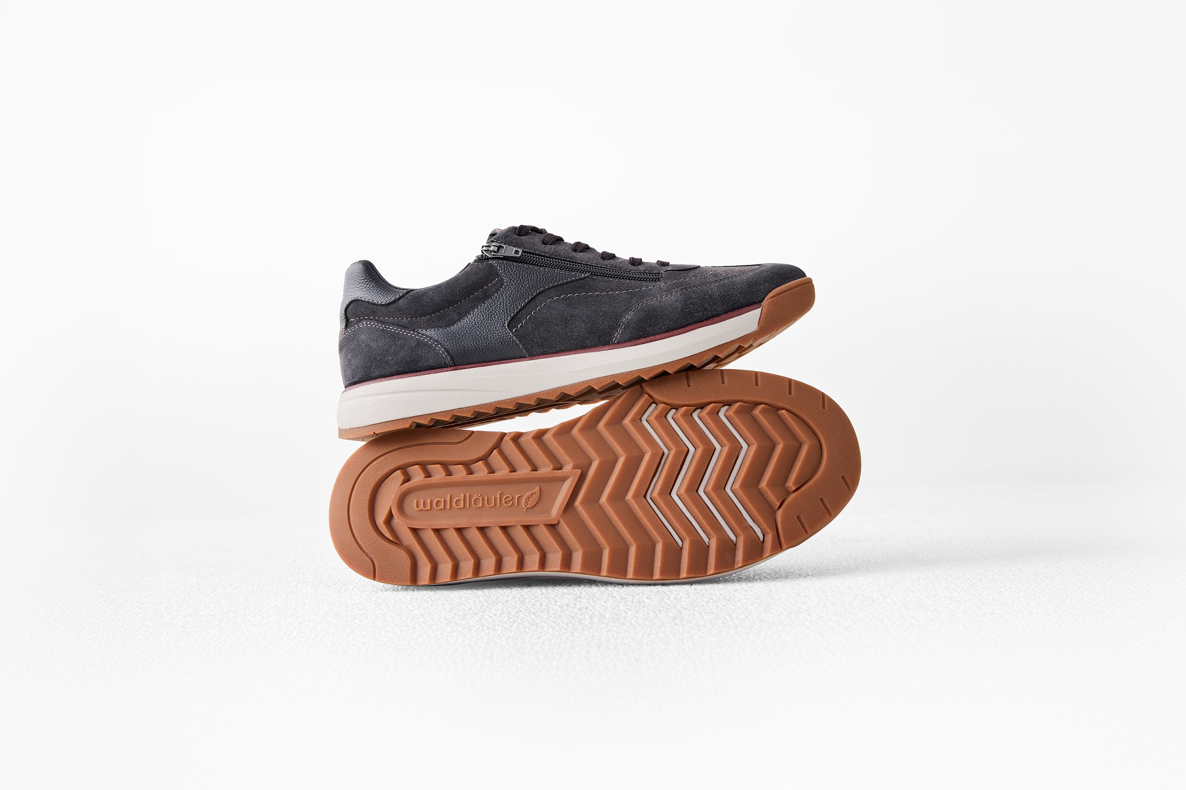 Waldläufer Schnürschuh »H-Carlo«  Sneaker mit Schnürung und Reißverschluss, H-Weite
