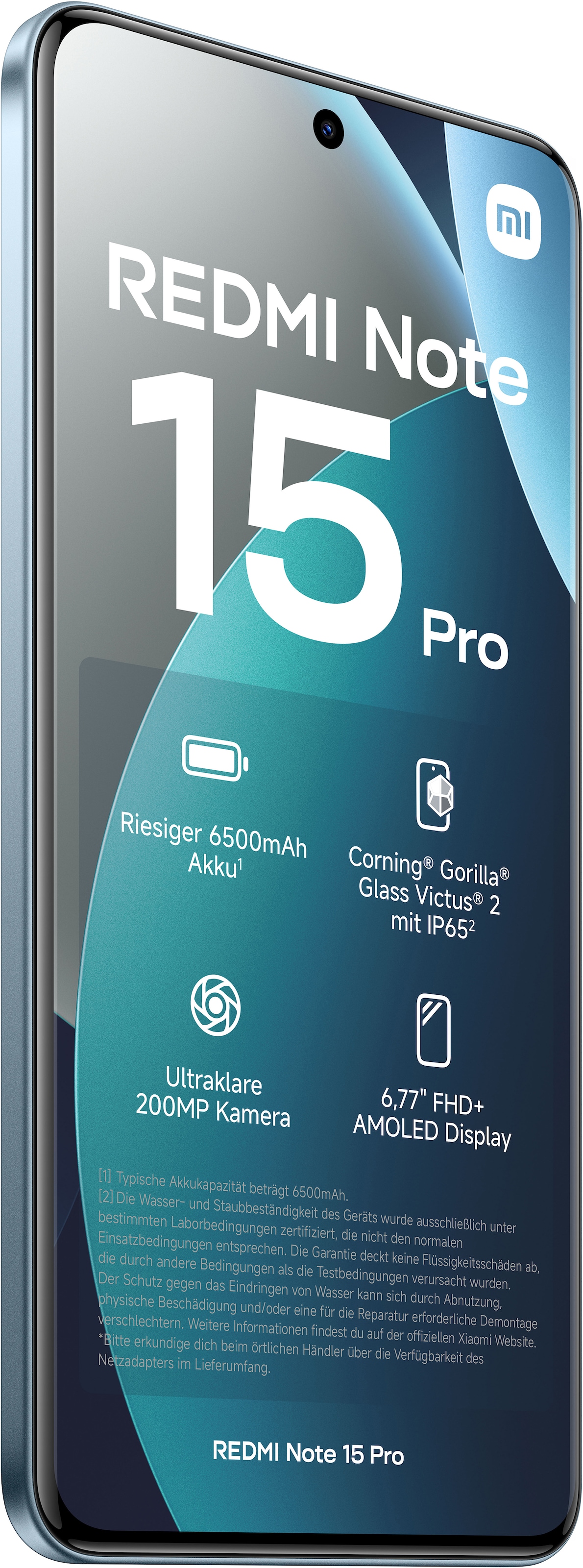 Xiaomi Smartphone »Redmi Note 15 Pro 8+256« Glacier Blue