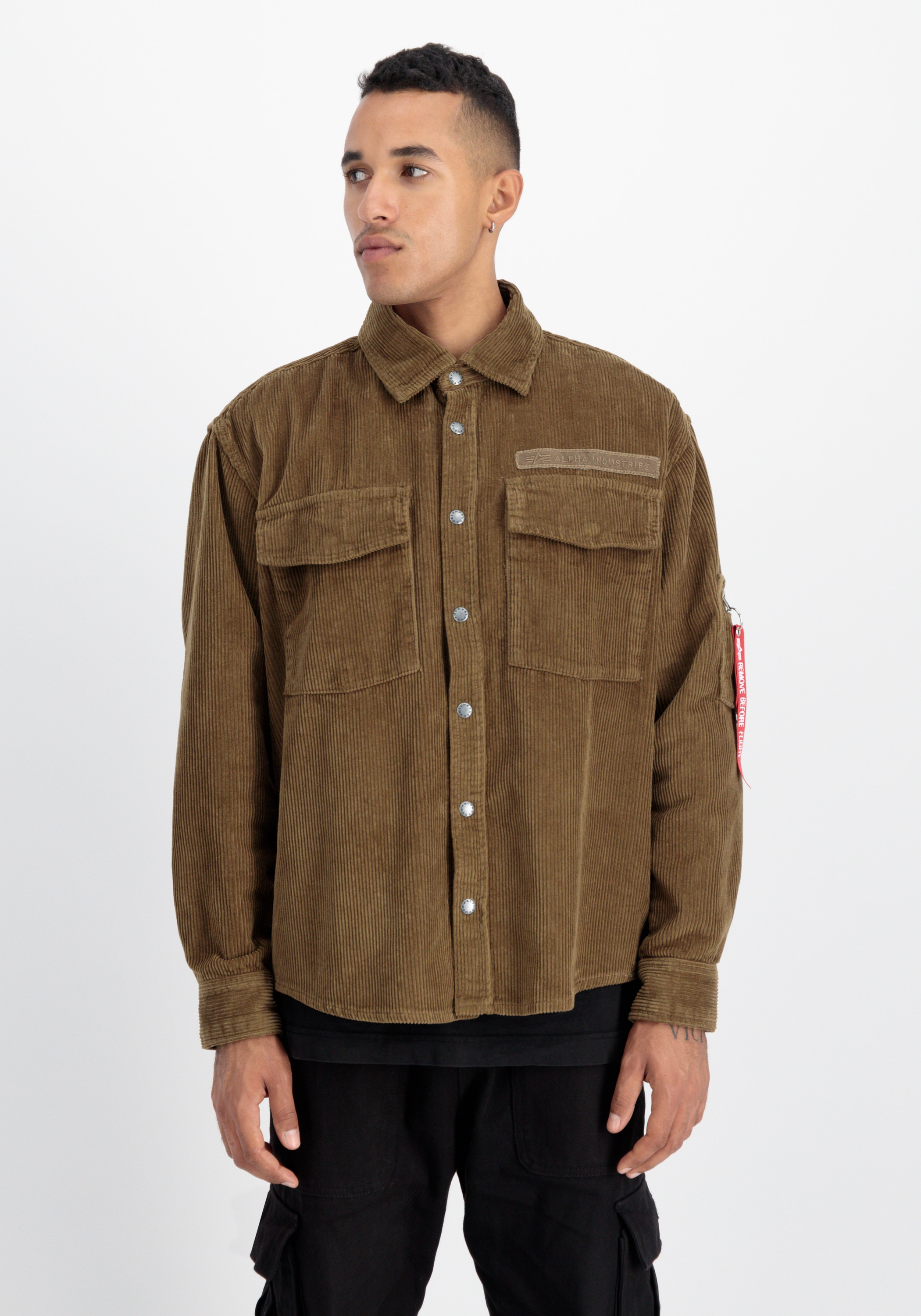 Alpha Industries Hemdjacke »Alpha Industries Men - Overshirts Cord Overshirt«