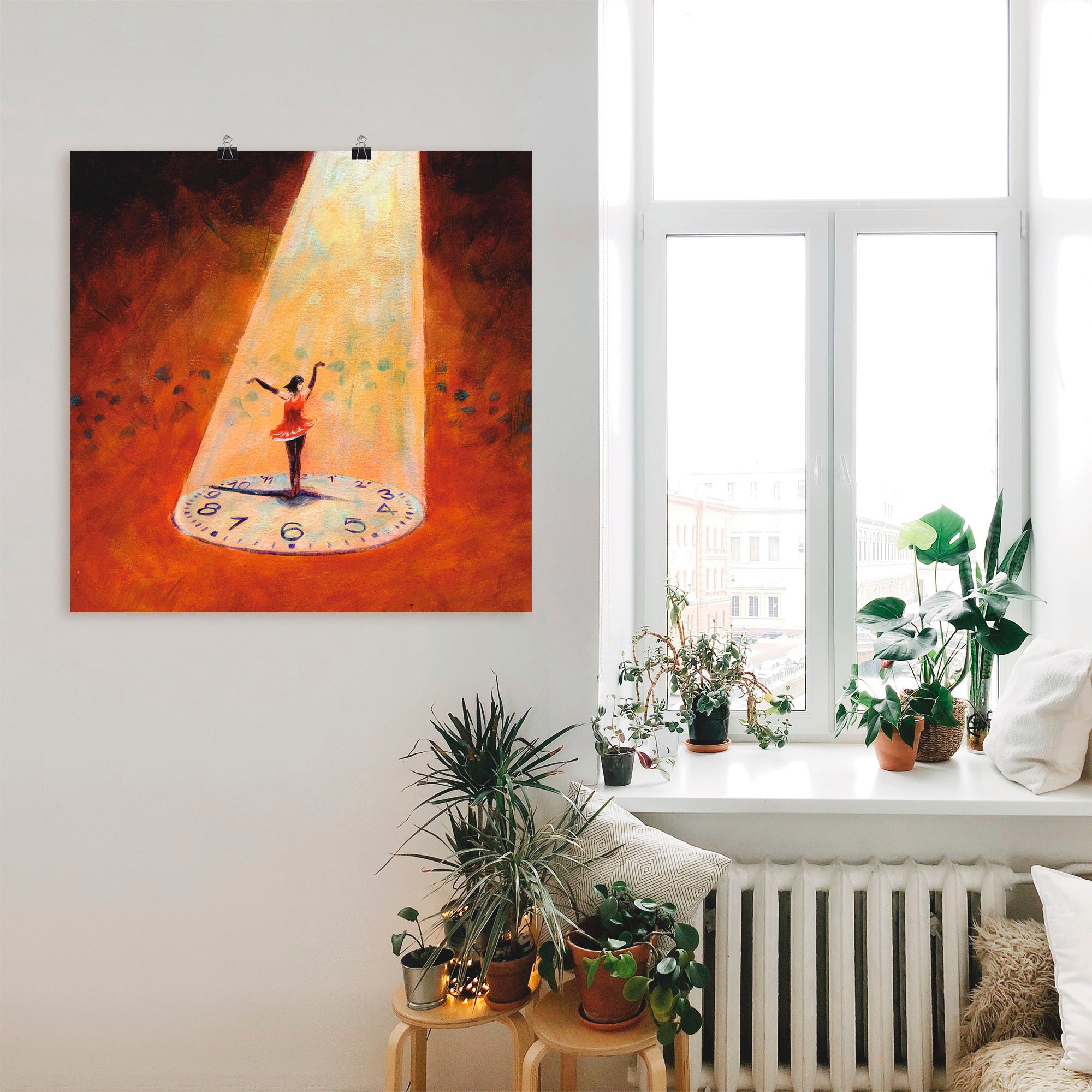 Artland Wandbild »Im Jetzt sein« Frau 1 Stk. tlg. als Leinwandbild, Poster in verschied. Größen