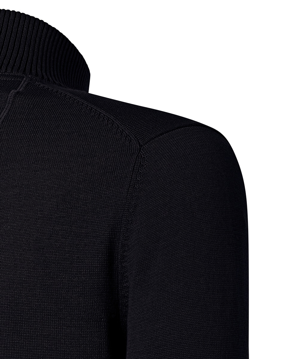 Pierre Cardin Strickpullover, mit Troyer Kragen