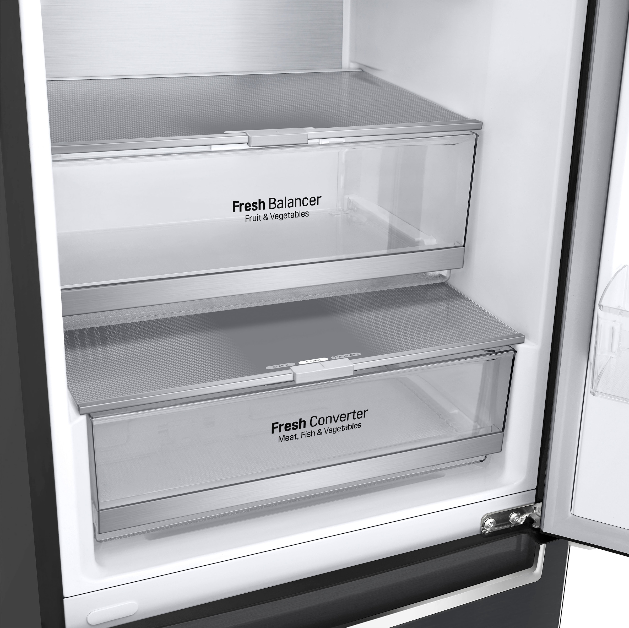 LG Kühl-/Gefrierkombination »GBB92MCB1P«, nur 99kWh Jahresverbrauch