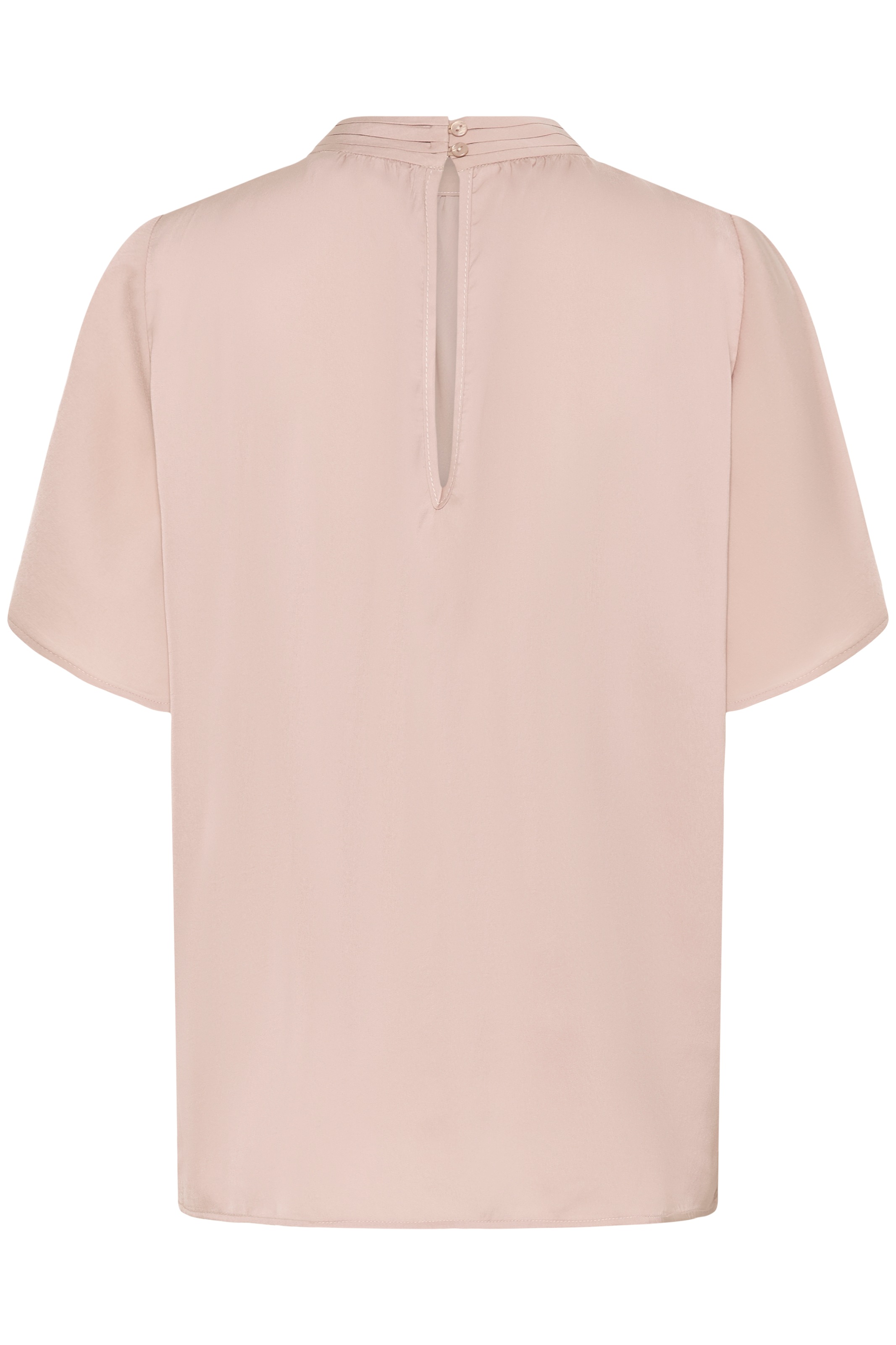 Saint Tropez Kurzarmbluse »AileenSZ Flared Blouse« Kunstfaser, Regular fit