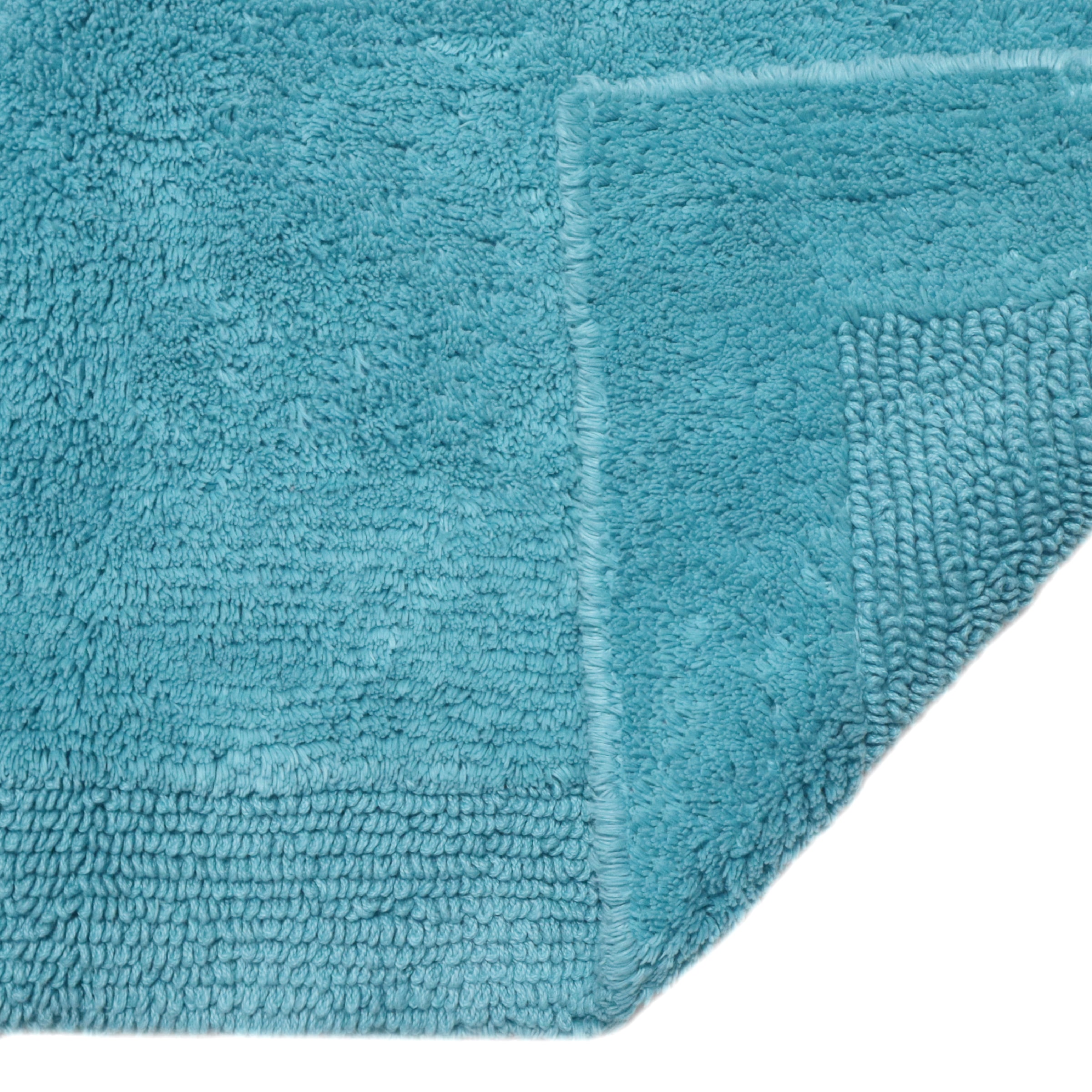 my home Badematte »Kapra, Badvorleger, Badezimmer Teppich«, beidseitig nutzbar-fußbodenheizungsgeeignet-strapazierfähig, mit Bordüre, Badteppich, Badematte, Baumwolle