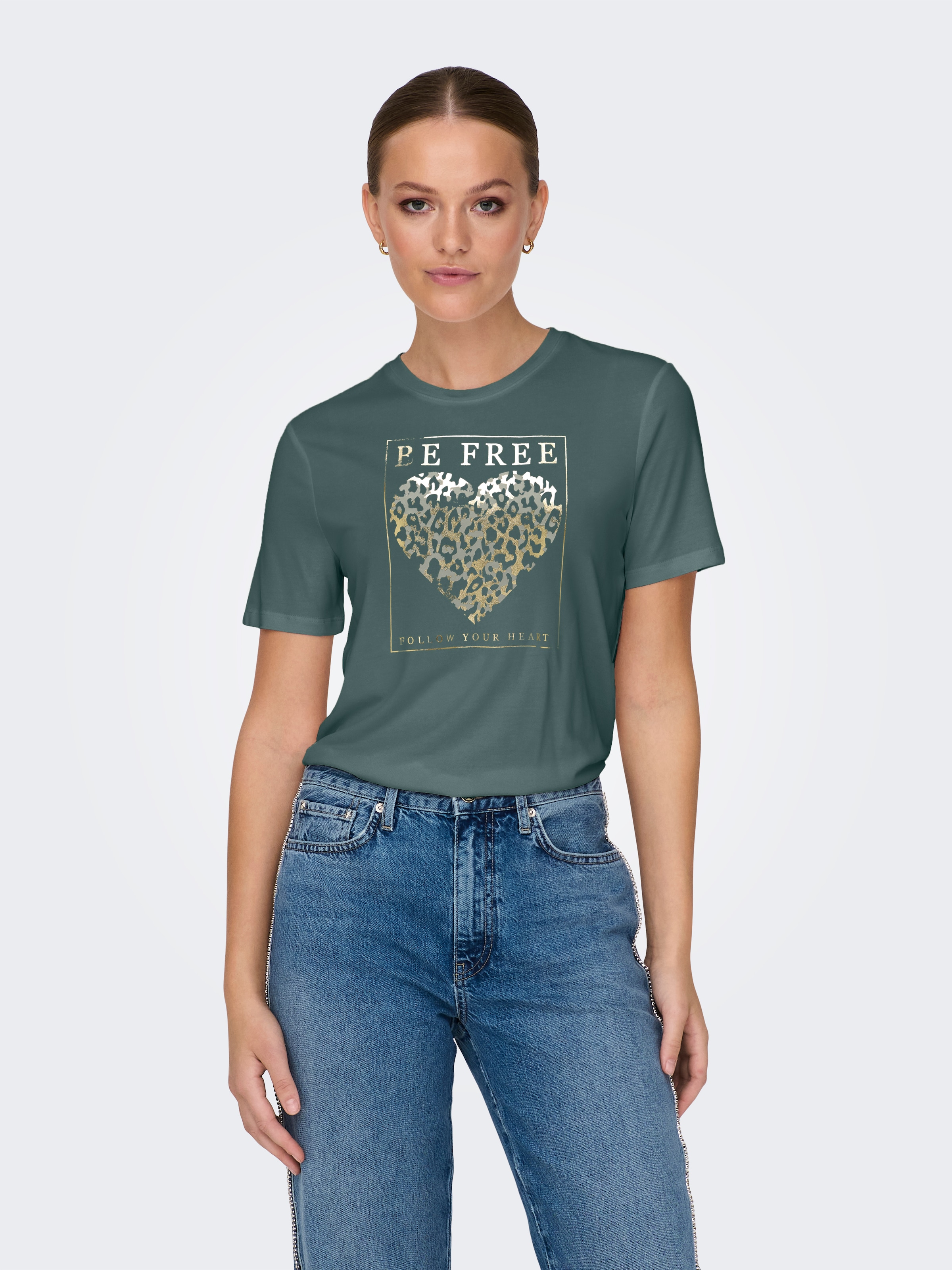 ONLY Kurzarmshirt »ONLFREE LIFE MODAL S/S ATELIER TOP JRS«