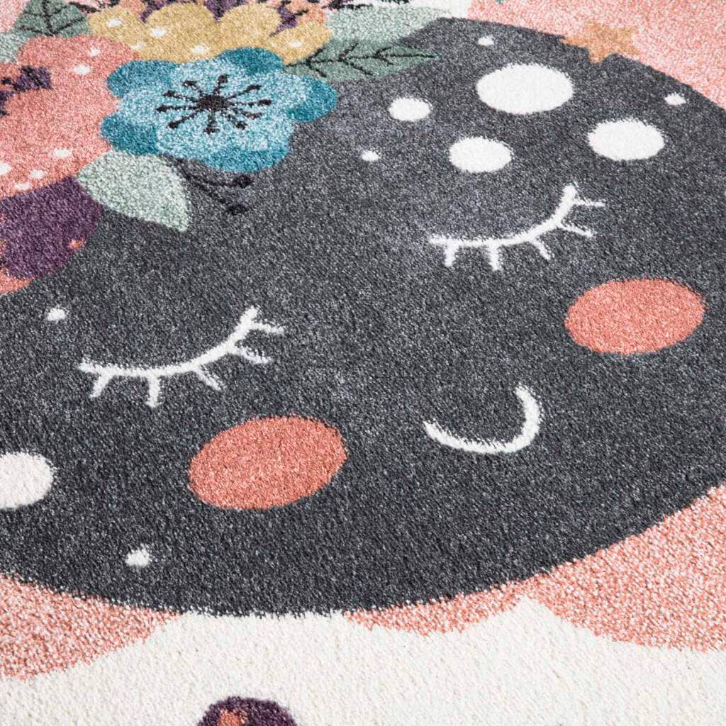 Carpet City Kinderteppich »ANIME917«, rund, Kinderzimmer Teppich Modern mit lustigen Cartoon-Figuren, Multi
