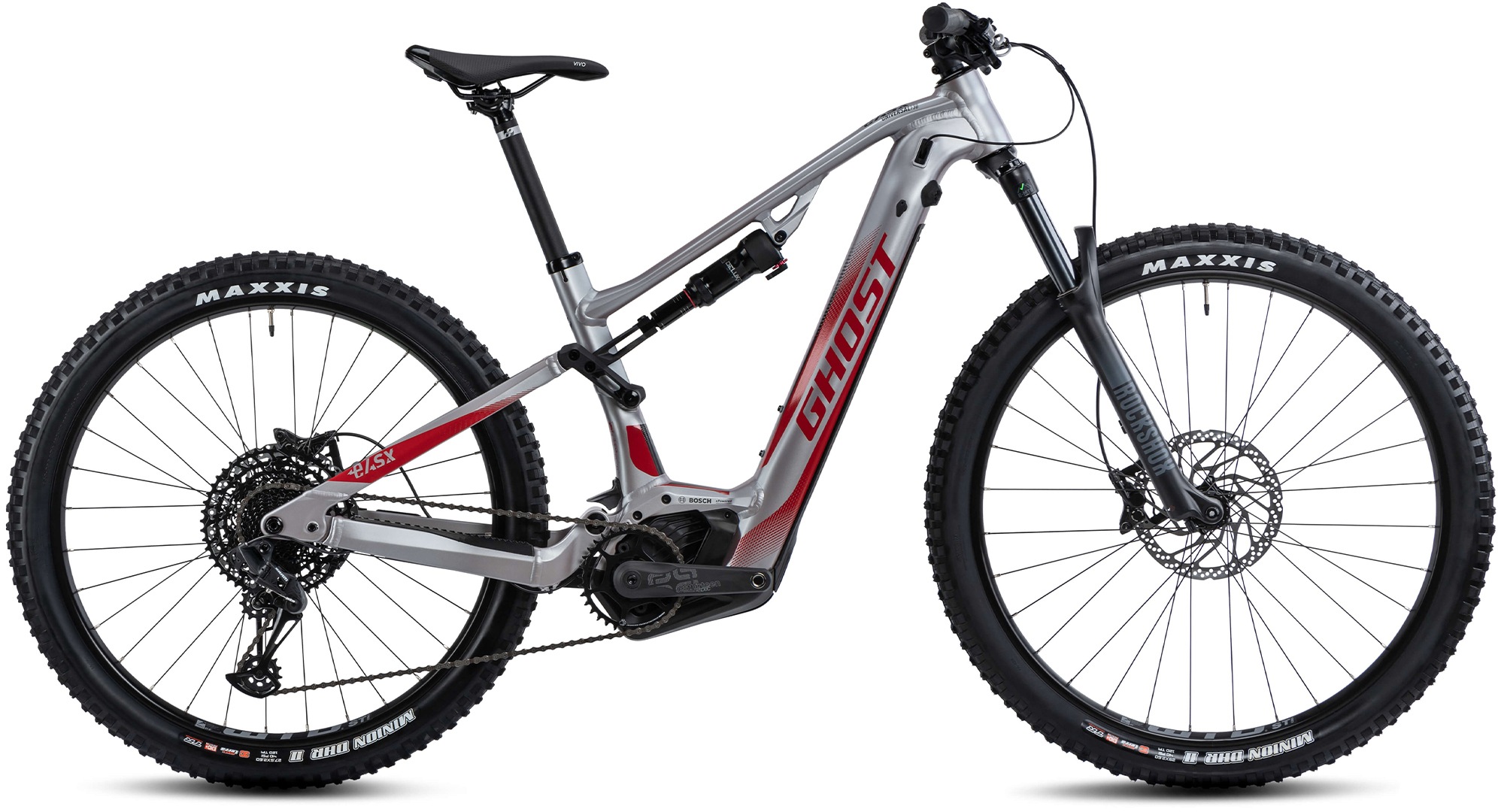 Ghost »E-ASX 130 Universal AL« 12 Gang SRAM SX Eagle Schaltwerk Kettenschaltung Mittelmotor 250 W Pedelec in grau, Größe 29 Zoll (73,66 cm)