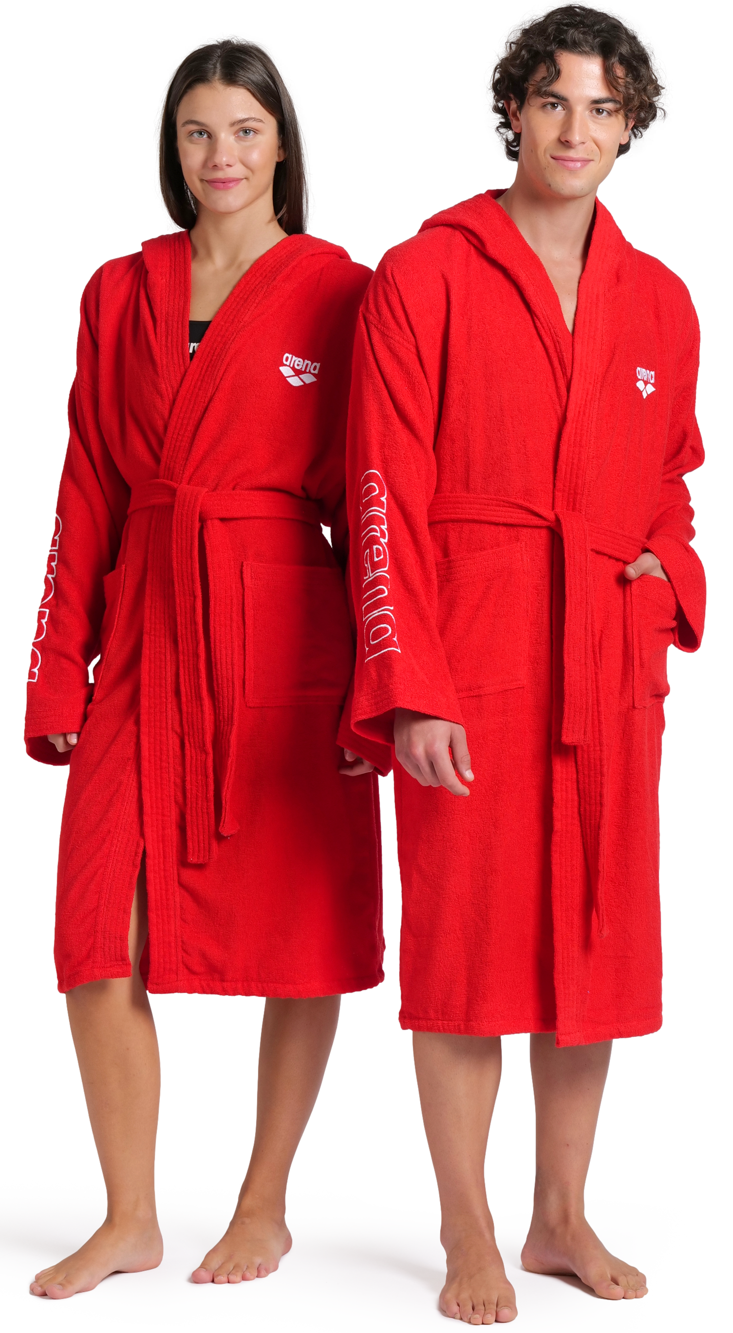 Arena Bademantel »arena Unisex Zeppelin Bademantel« 1 Stk. Schwimmbad, Sauna, Baumwolle, Unisex, weich, bequem, Kapuze, leicht