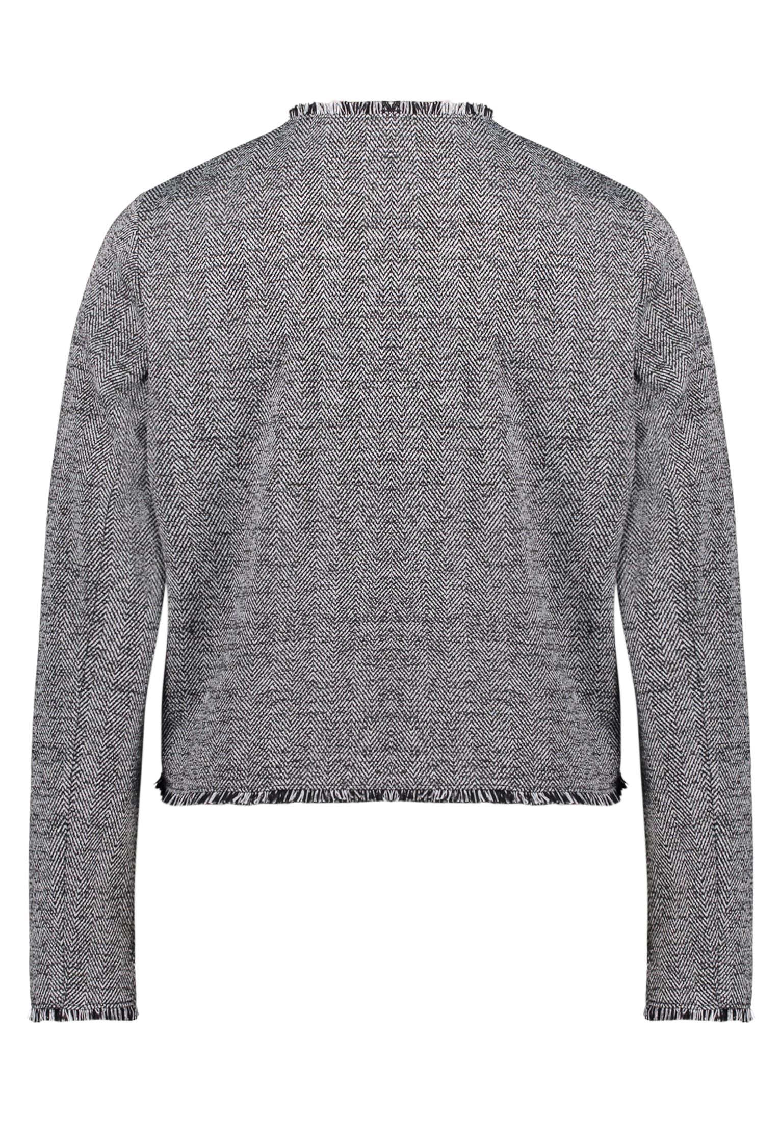 Betty&Co Jerseyblazer »Jerseyjacke mit Fransen«