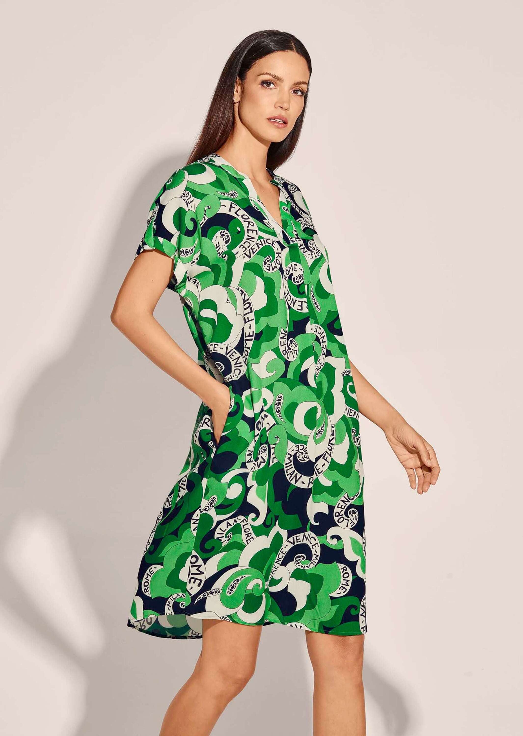 MADELEINE Sommerkleid »Kleid Lässiges Tunikakleid mit Statement-Print«