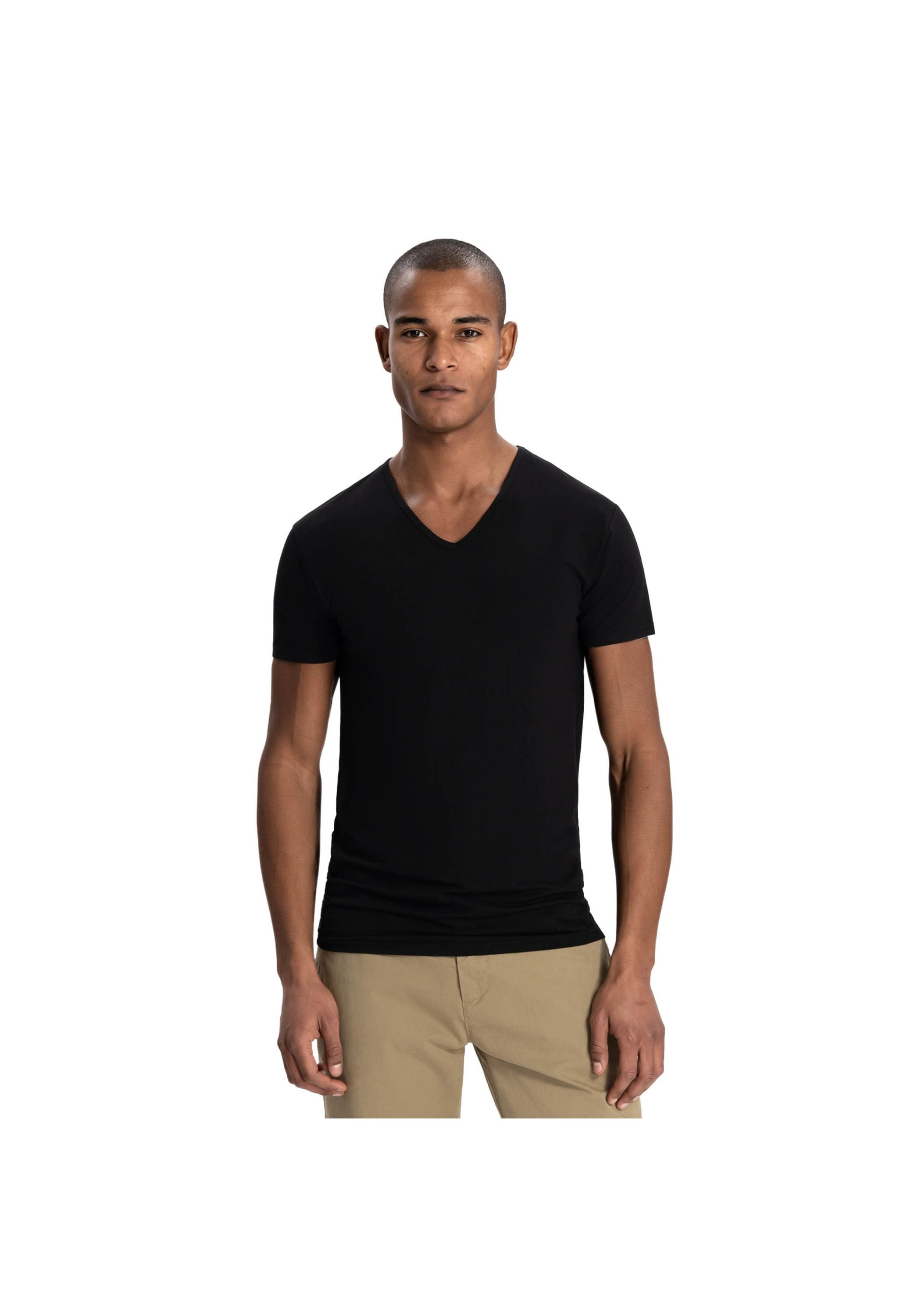 Dstrezzed T-Shirt »T-Shirt Eastwood 2 Pack V-Neck Tee Bamboo Blend 2er Pack« 2