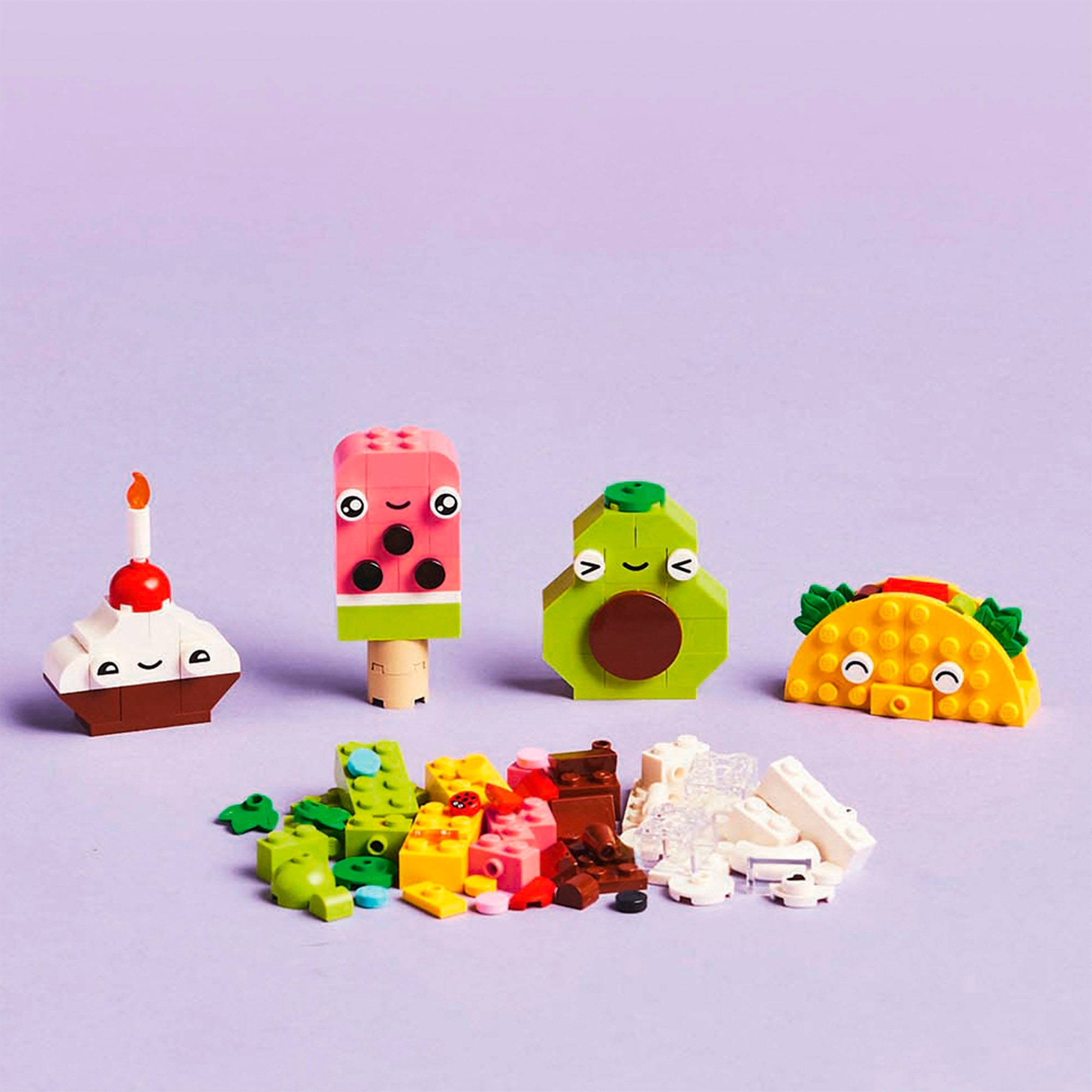 LEGO® Konstruktionsspielsteine »Kreativer Snack Bauspaß (11039), LEGO Classic«, (150 St.), Made in Europe