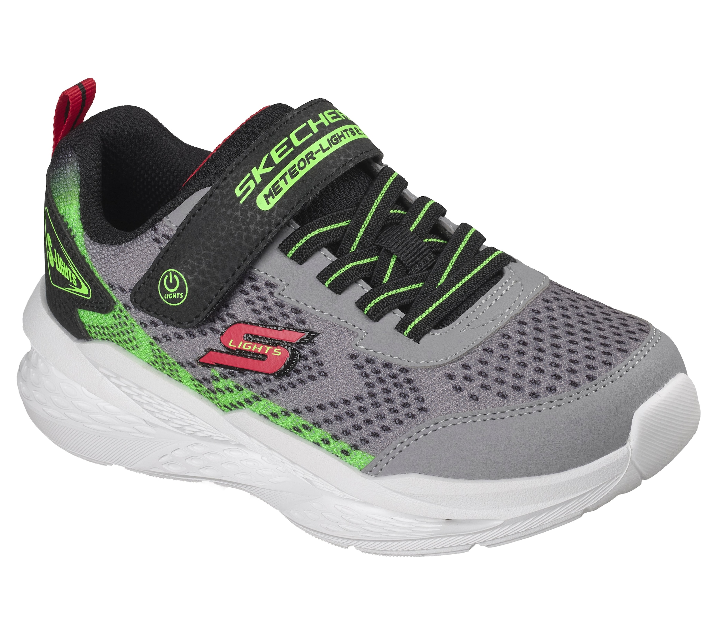 Skechers Sneaker »SKECHERS METEOR-LIGHTS 2.0«  Sportschuh mit Klett, Größenschablone zum Download