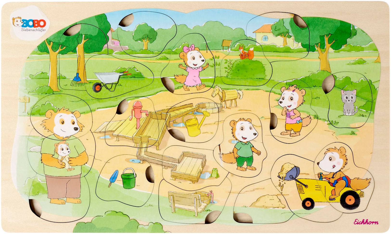 Eichhorn Puzzle »Bobo Siebenschläfer«, (46 tlg.), FSC®- schützt Wald - weltweit