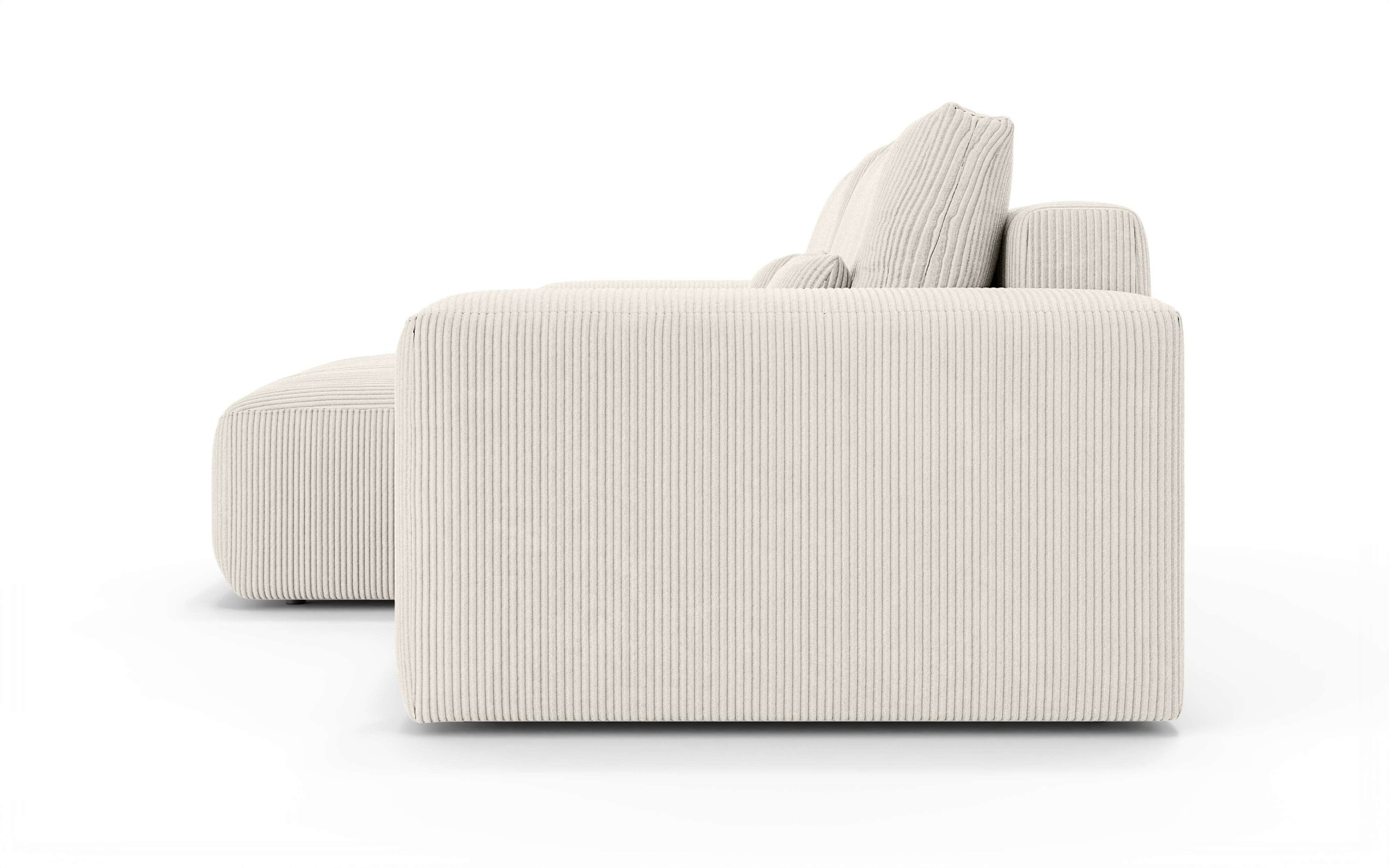 OTTO home Ecksofa »MATTS Schlafsofa mit Bettkasten, Maße B/T/H: 265/159/89 cm« L-Form mit Recamiere rechts oder links, hoher Sitzkomfort