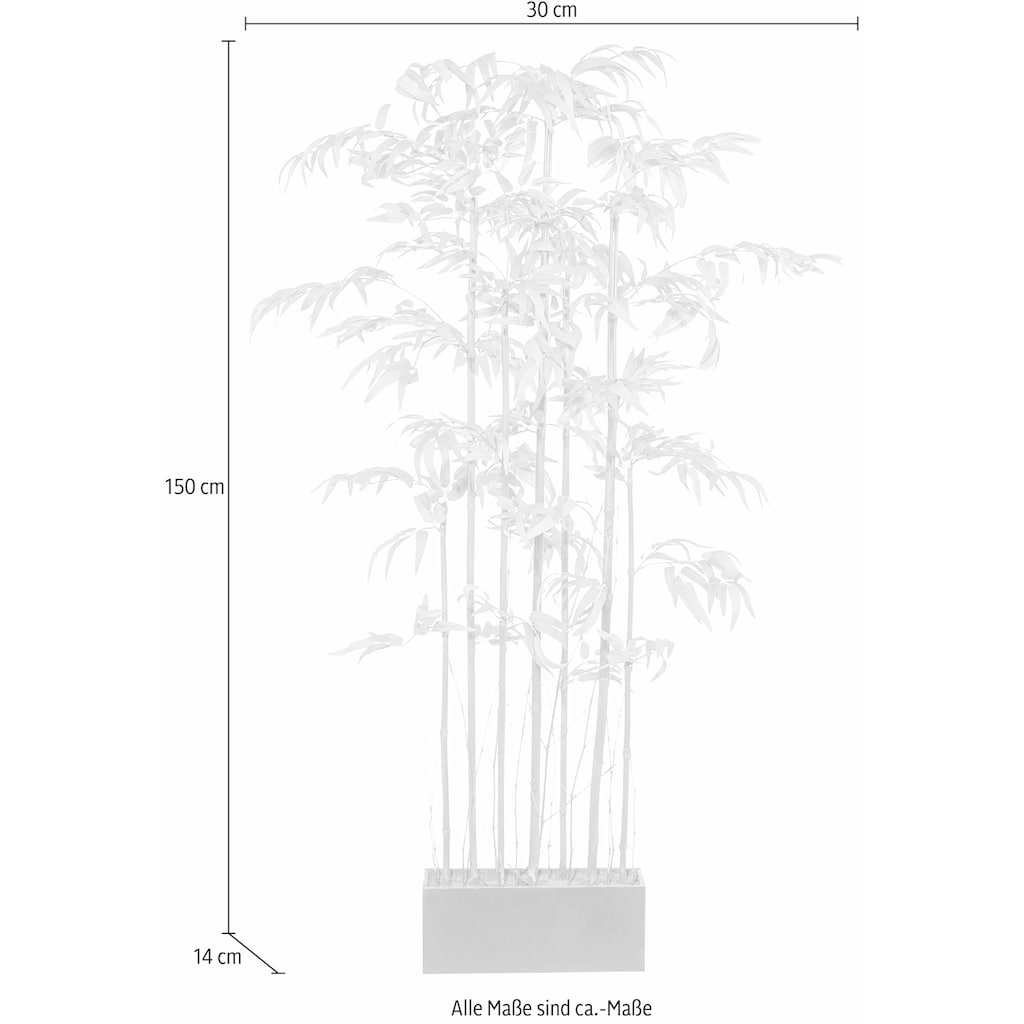 Creativ green Kunstbambus »Bambus Raumteiler«