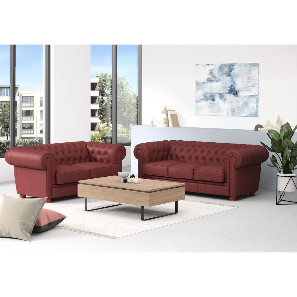 Max Winzer® Chesterfield-Sofa »Kent«