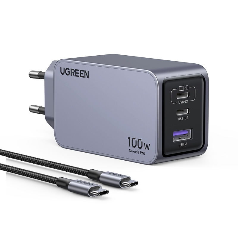 UGREEN Schnelllade-Gerät »Nexode Pro 100W 3-Port GaN Fast Charger Set X757«