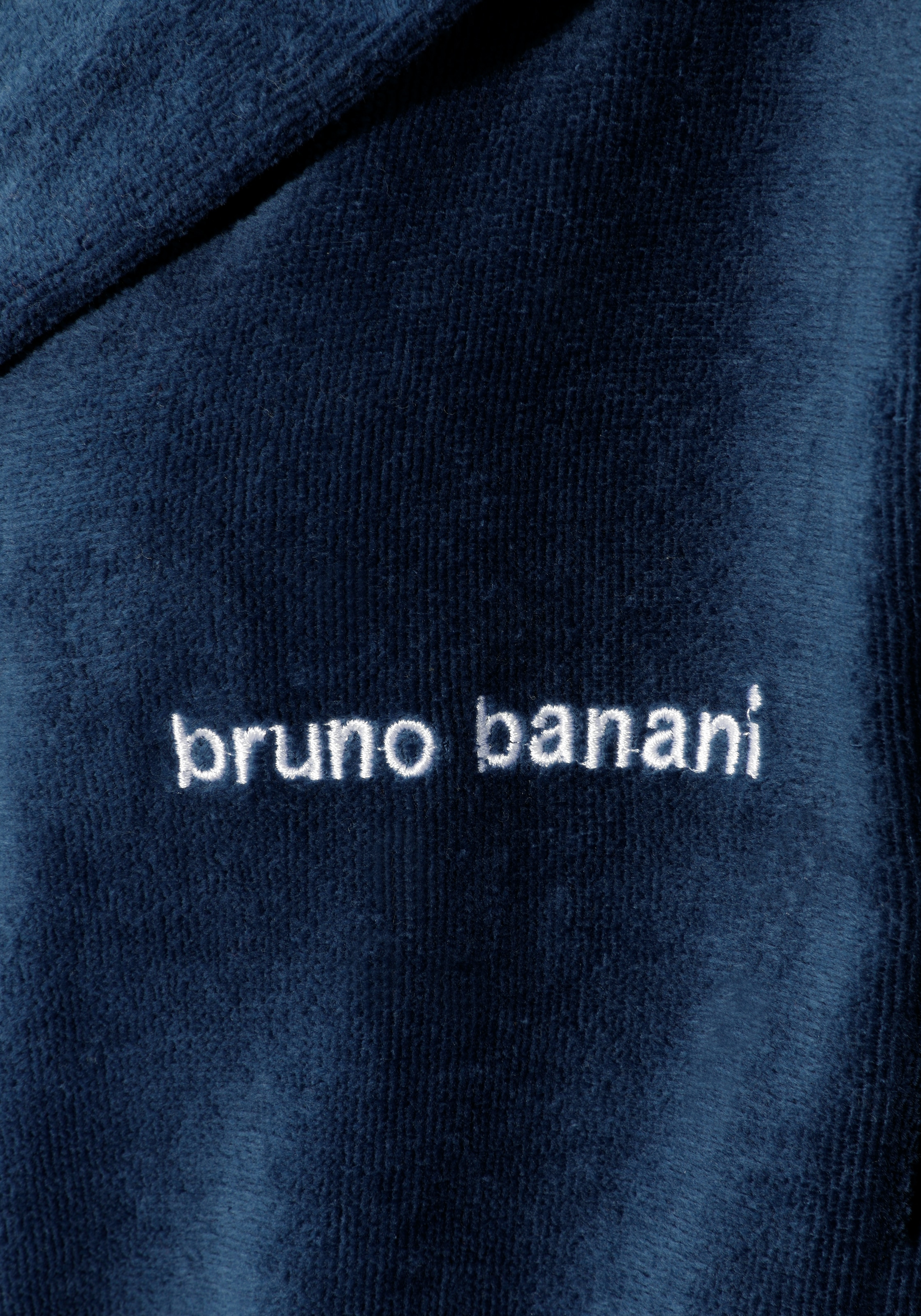 Bruno Banani Unisex-Bademantel »Daniel, ideal für Sauna & Spa, Hotelbademantel, Morgenmantel«, (1 St.), Damen & Herren Bademantel, lang, mit Taschen, S-5XL