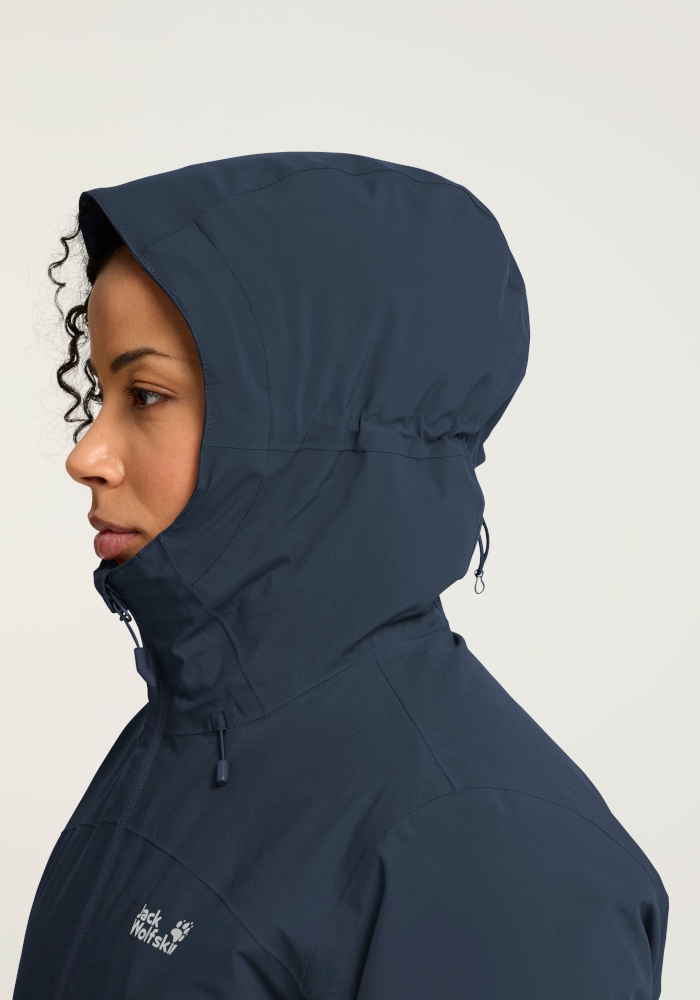 Jack Wolfskin Wintermantel »HEIDELSTEIN 2 INS JKT W« mit langärmeliger Form, aus Polyester