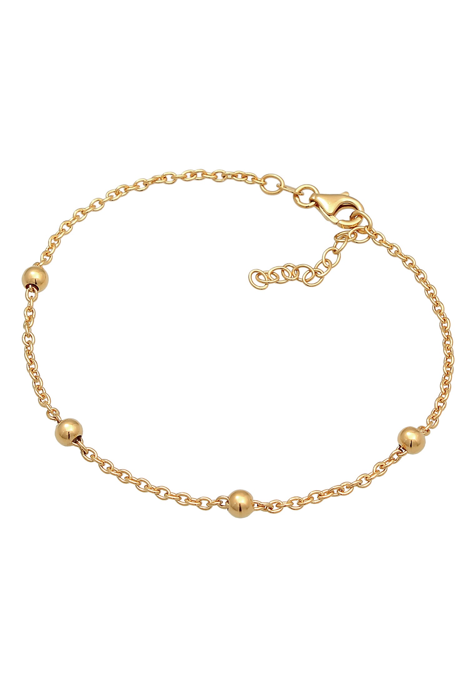 Elli Armkette »Armband Rundanker Kugeln Basic 925 Silber«