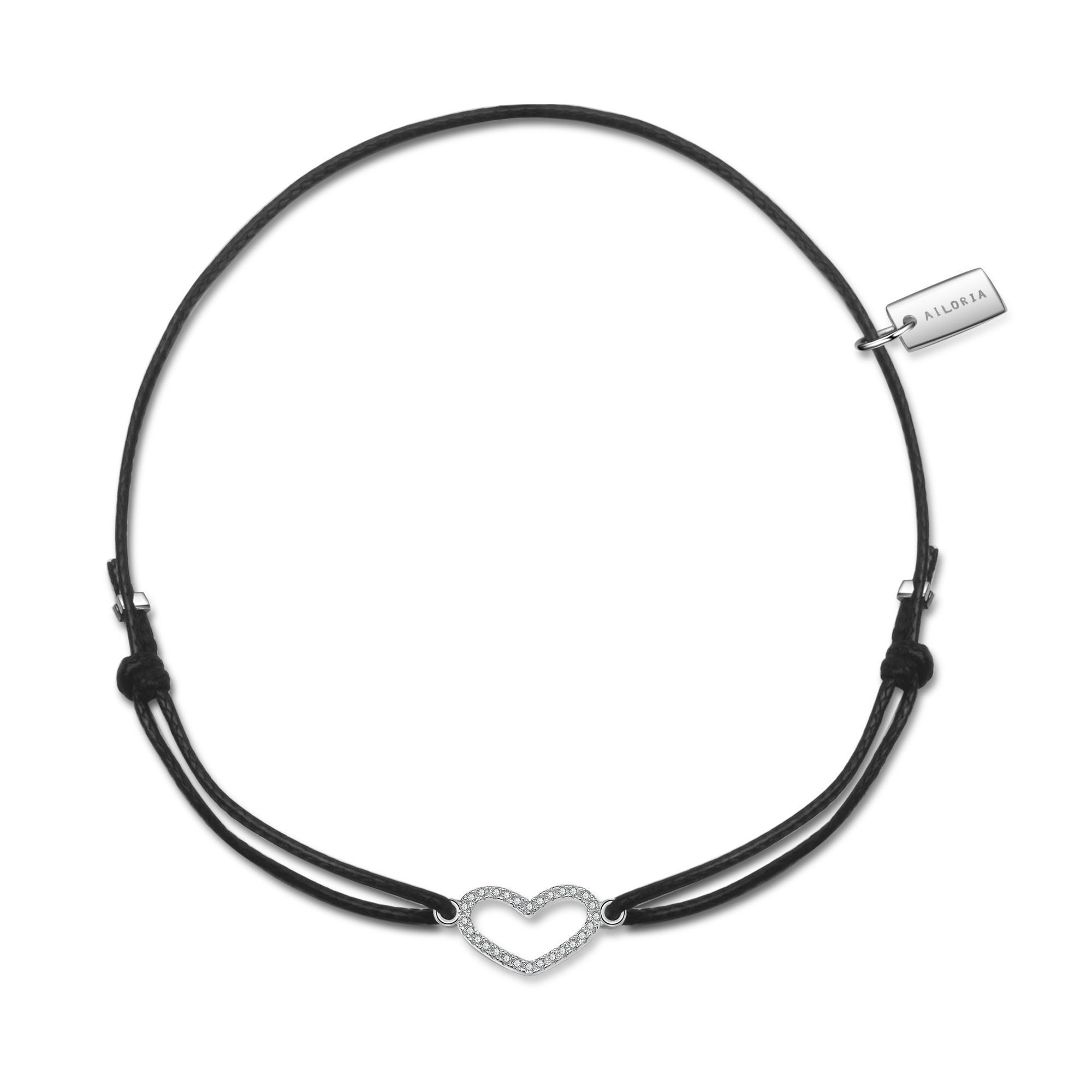 Armband »Armband schwarz/silber LÉA«