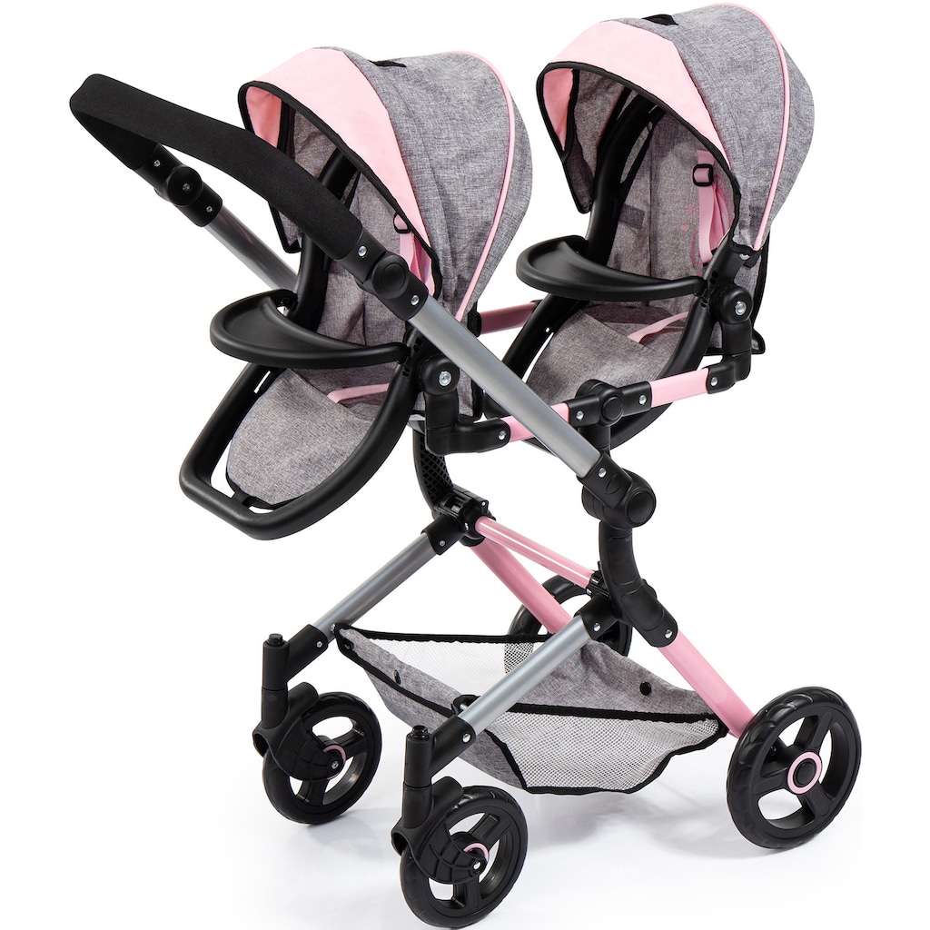 Bayer Puppen-Zwillingsbuggy »Twin Neo, grau«