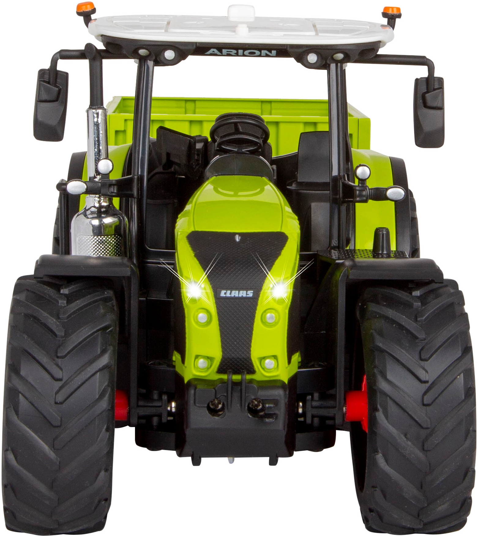 Jamara RC-Traktor »Claas Arion 660 mit Kippanhänger 1:24 2,4GHz«, mit LED Licht