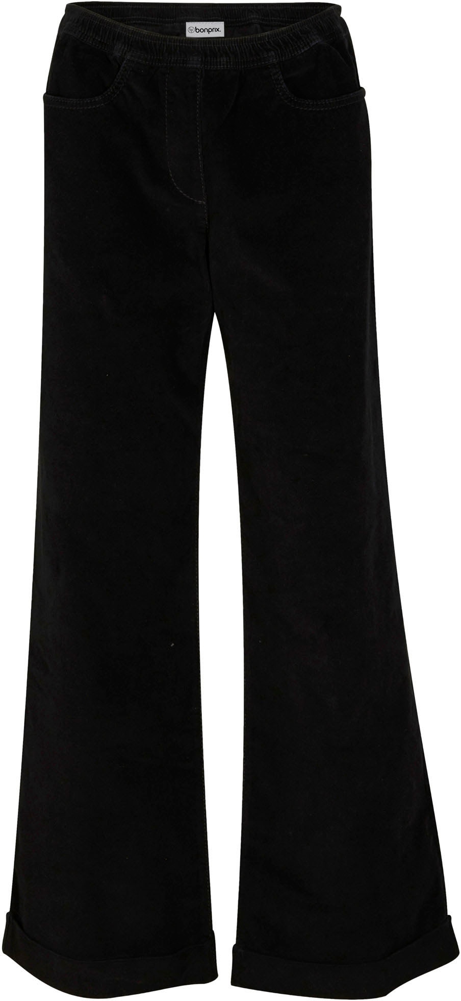 bonprix Cordhose  Loose Fit, High-Waist-Design, mit Bequembund