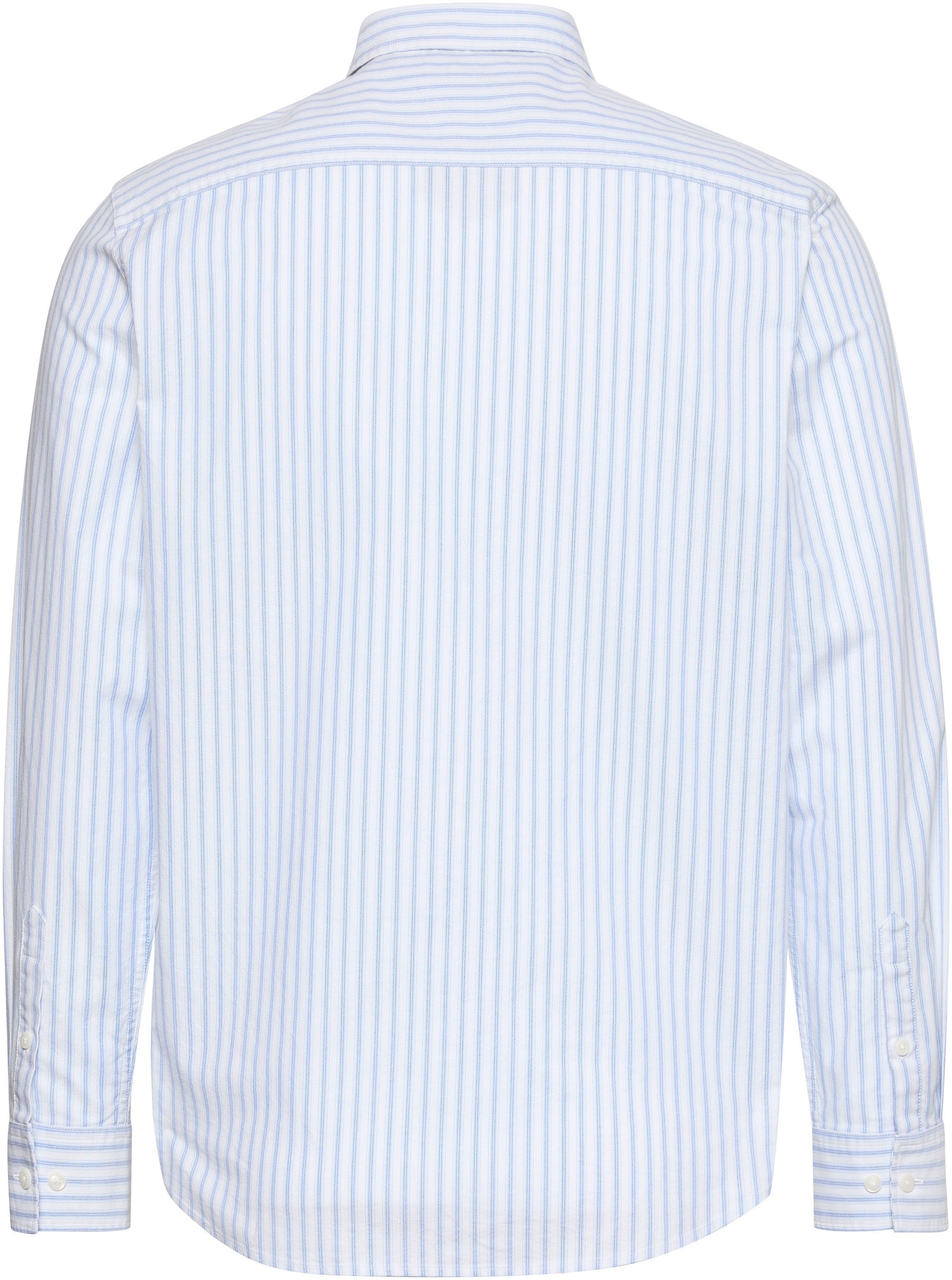 Calvin Klein Jeans Langarmhemd »STRIPE OXFORD CLASSIC SHIRT« Regular fit mit Rundhlsausschnitt