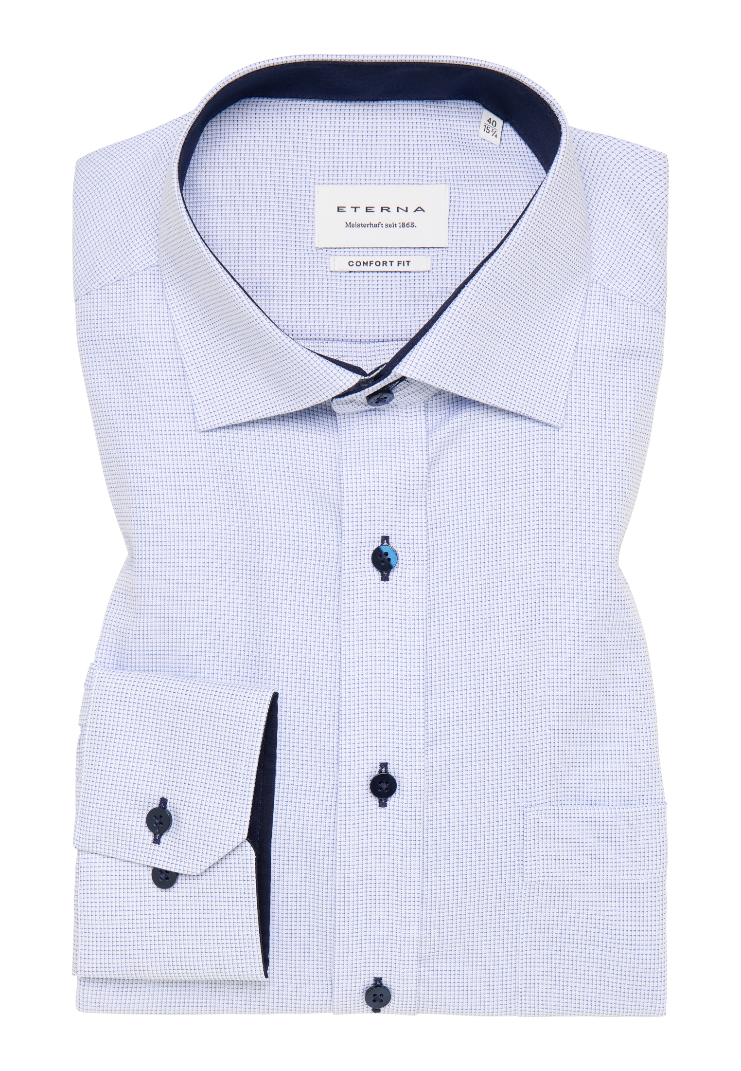 Eterna Langarmhemd »COMFORT FIT«, NON IRON (bügelfrei)