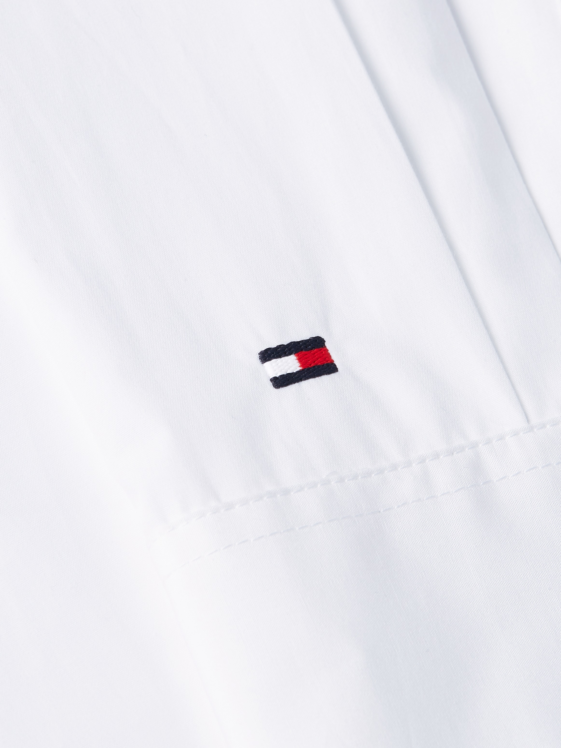 Tommy Hilfiger Hemdbluse »SOLID COTTON EASY FIT SHIRT«, mit Brusttasche