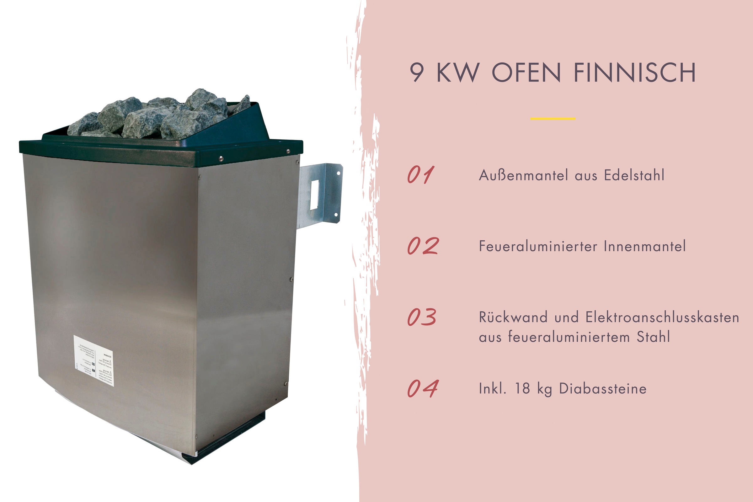 welltime Sauna »Tami«, mit bronzierter Ganzglastür, für bis zu 3 Personen