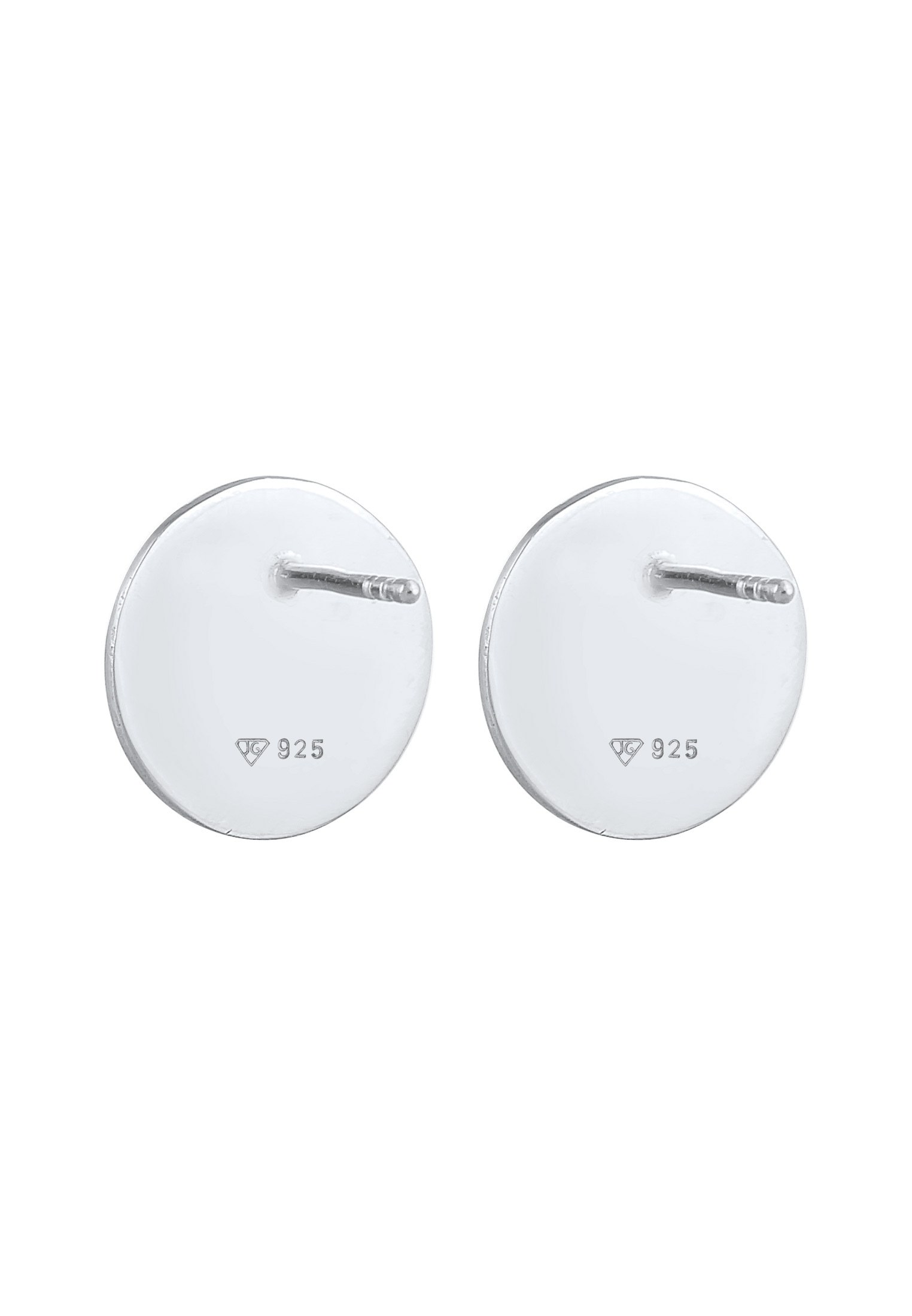 Elli Paar Ohrstecker »Ohrringe Ohrstecker Geo Kreis Basic Trend Unisex 925er Silber«