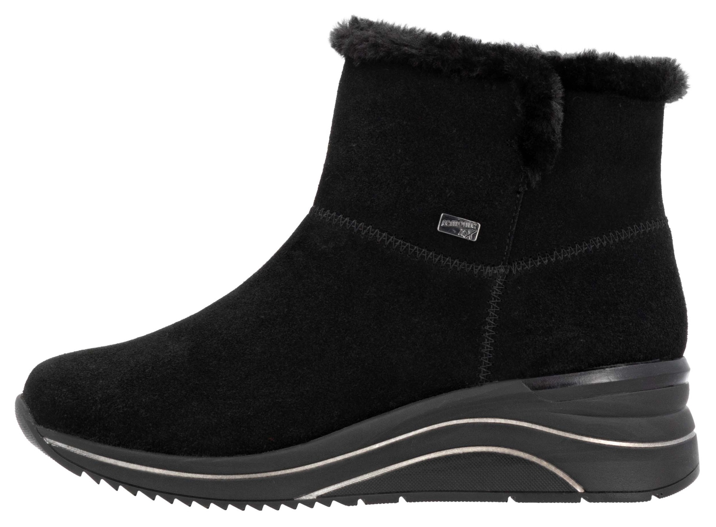 Remonte Winterstiefelette, Keilabsatz, Stiefelette, Winterboots, wasserabweisende TEX-Membran