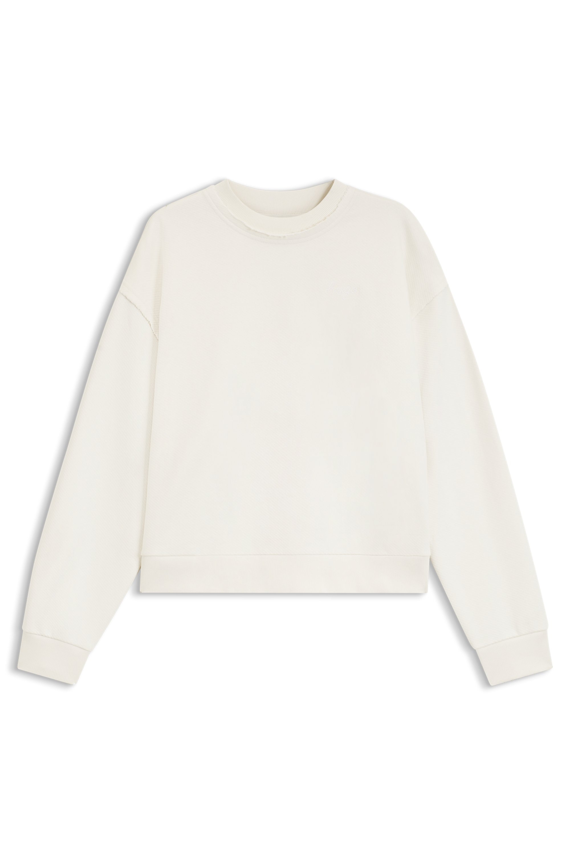 HUGO Sweatshirt »Dismoolie«, mit Logostickerei, Relaxed Fit
