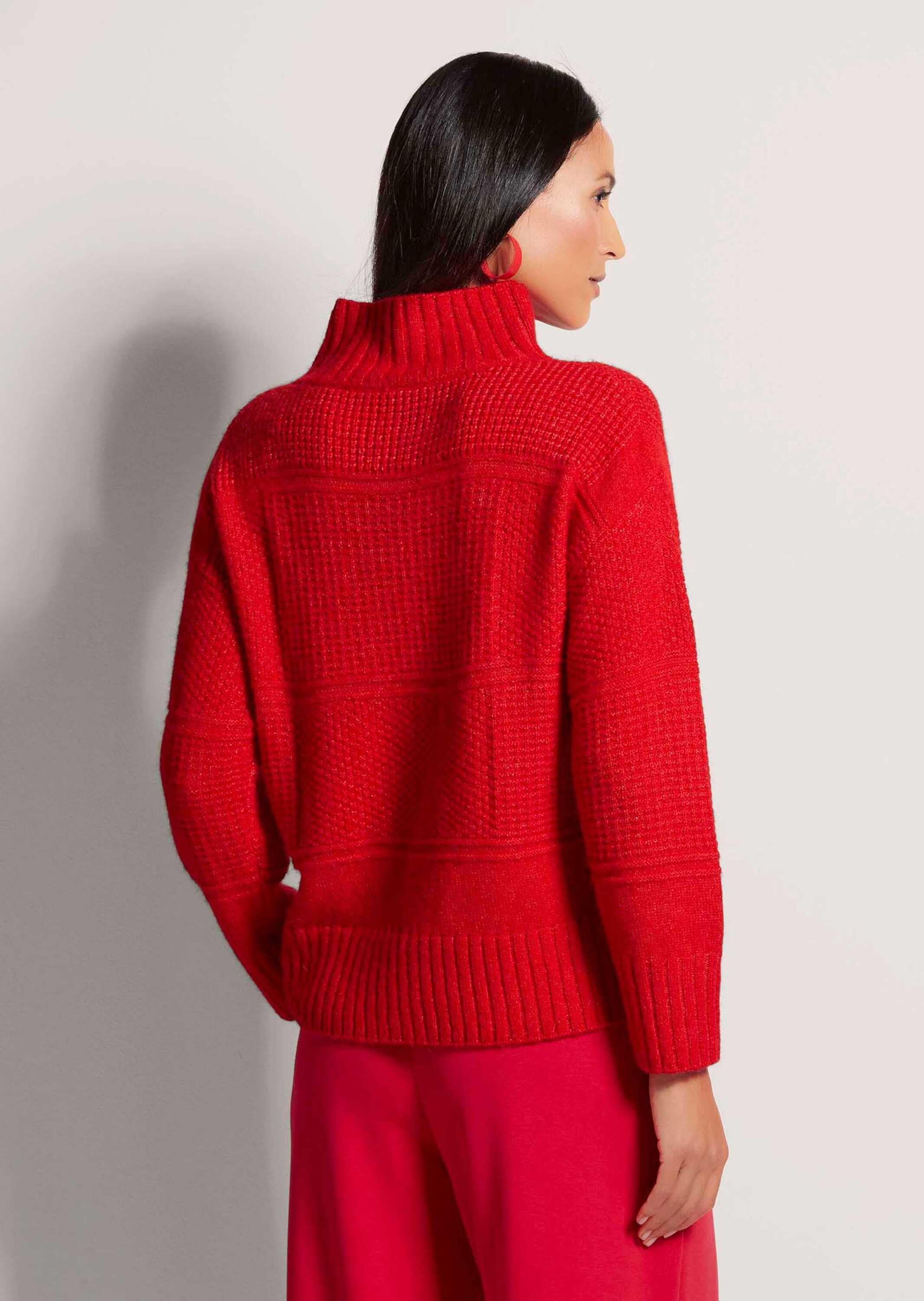 MADELEINE Longpullover »Pullover Stehkragen-Pullover«