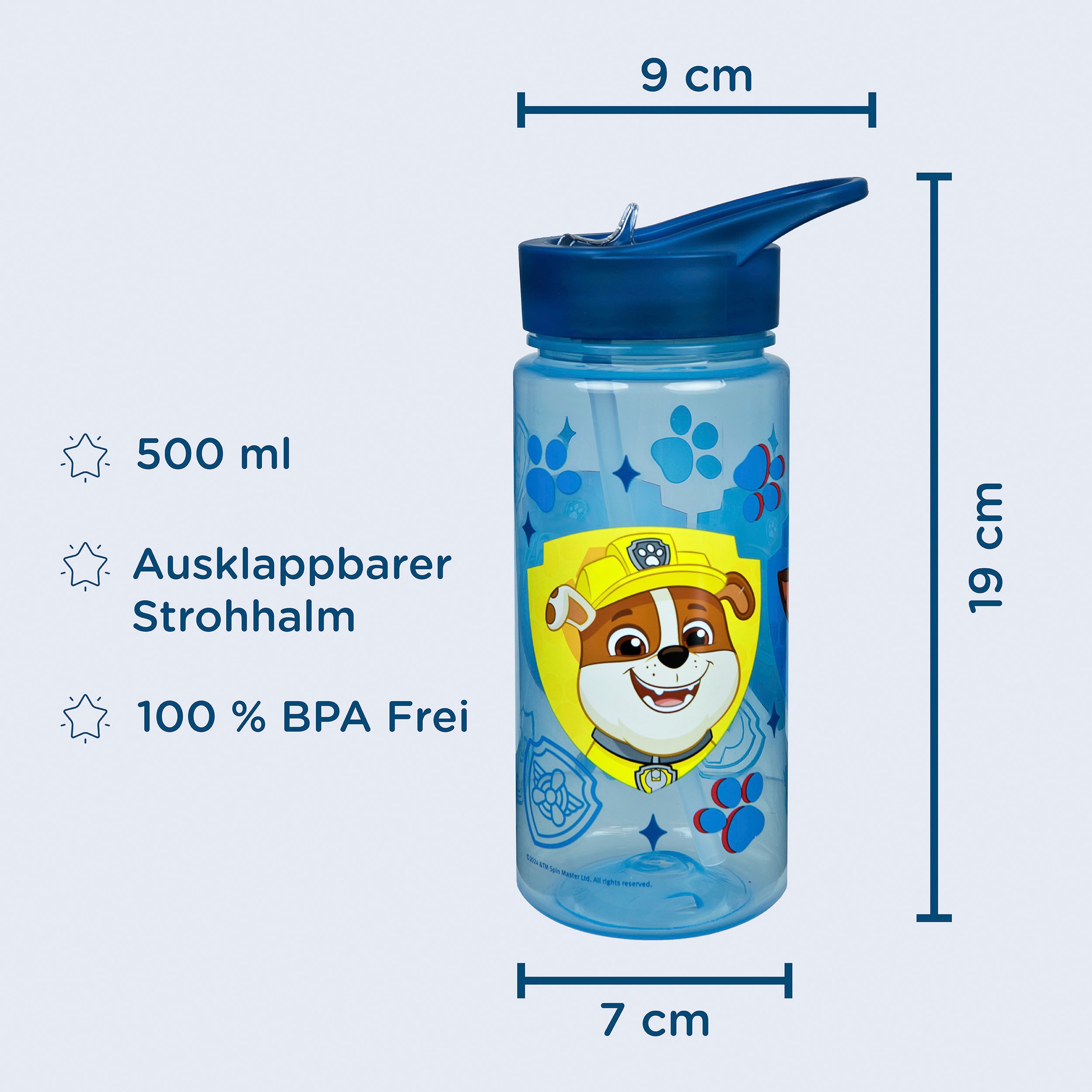 Scooli Lunchbox »Brotzeitdose & Trinkflasche, PAW Patrol«, (Set, 2 tlg.), mit Trinkflasche