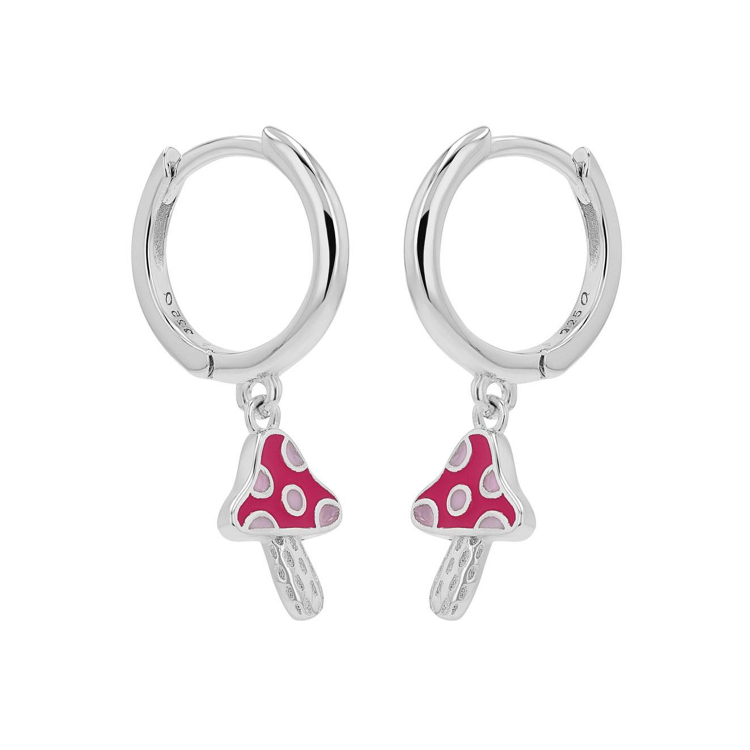 Amor Paar Creolen »Pilz«