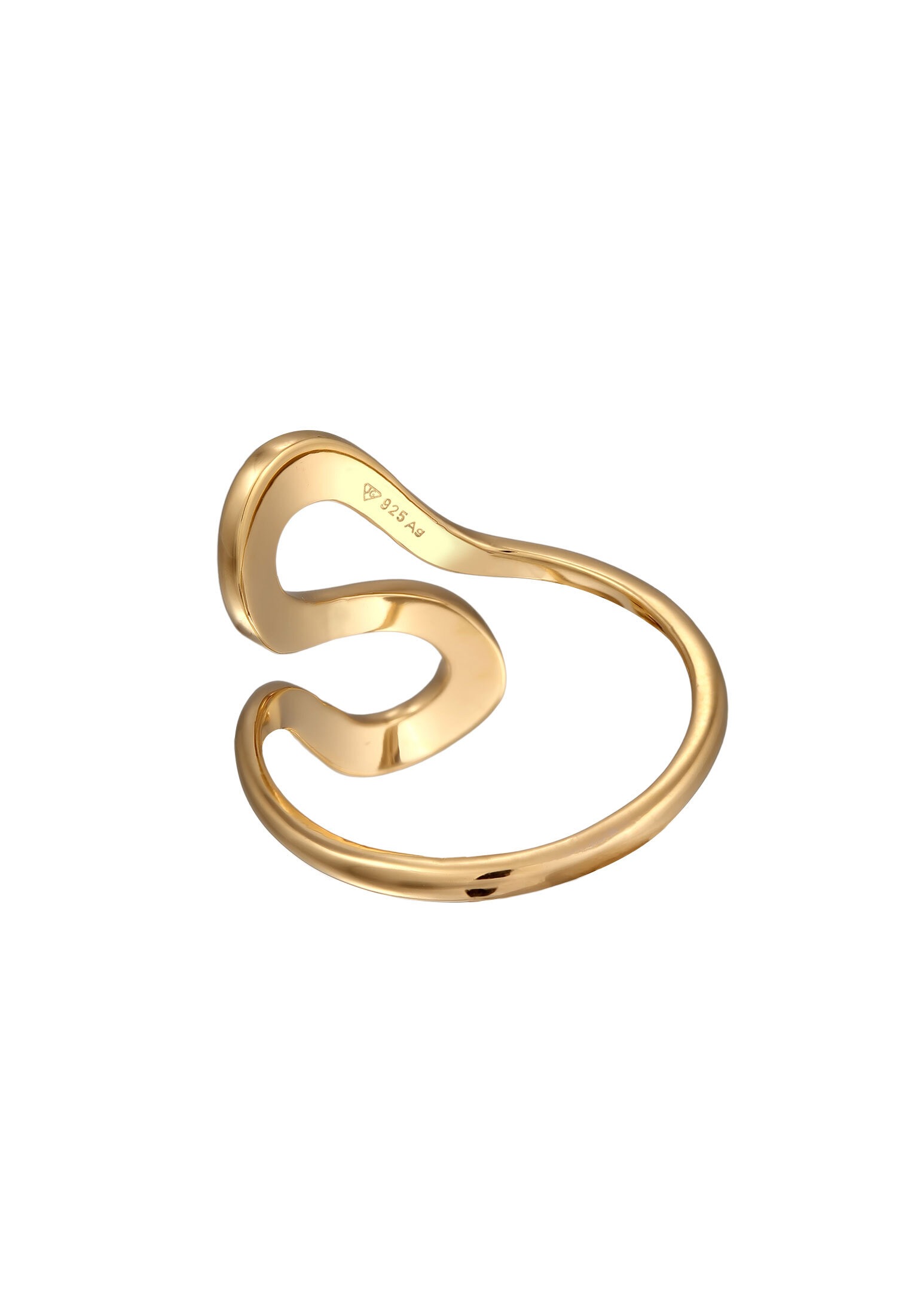Elli Silberring »Ring Welle Modisch Verspielt Fashion 925 Silber«