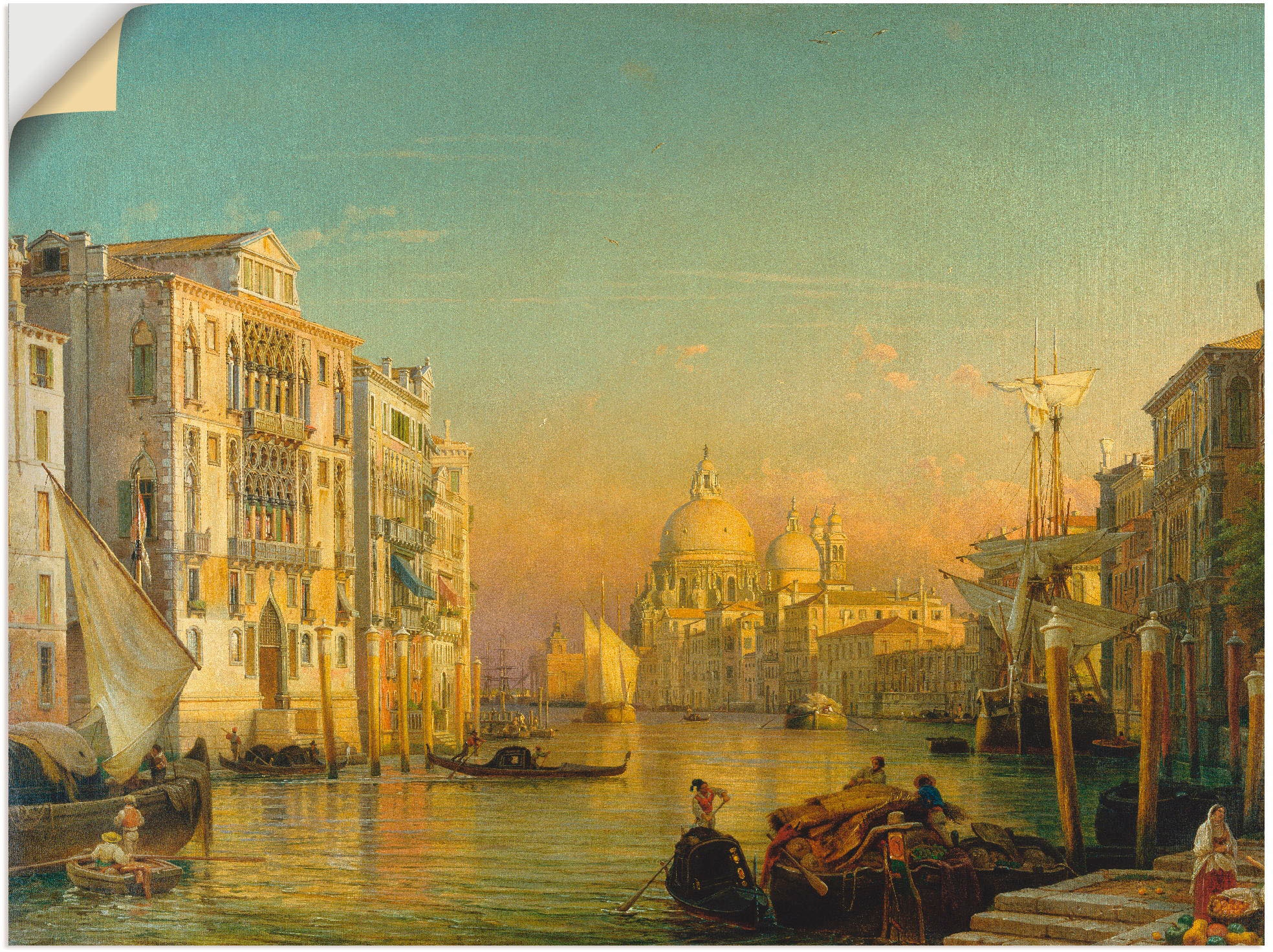 Artland Wandbild »Canale Grande in Venedig.«, Italien, (1 St.), als  Leinwandbild, Wandaufkleber oder Poster in versch. Größen im OTTO Online  Shop