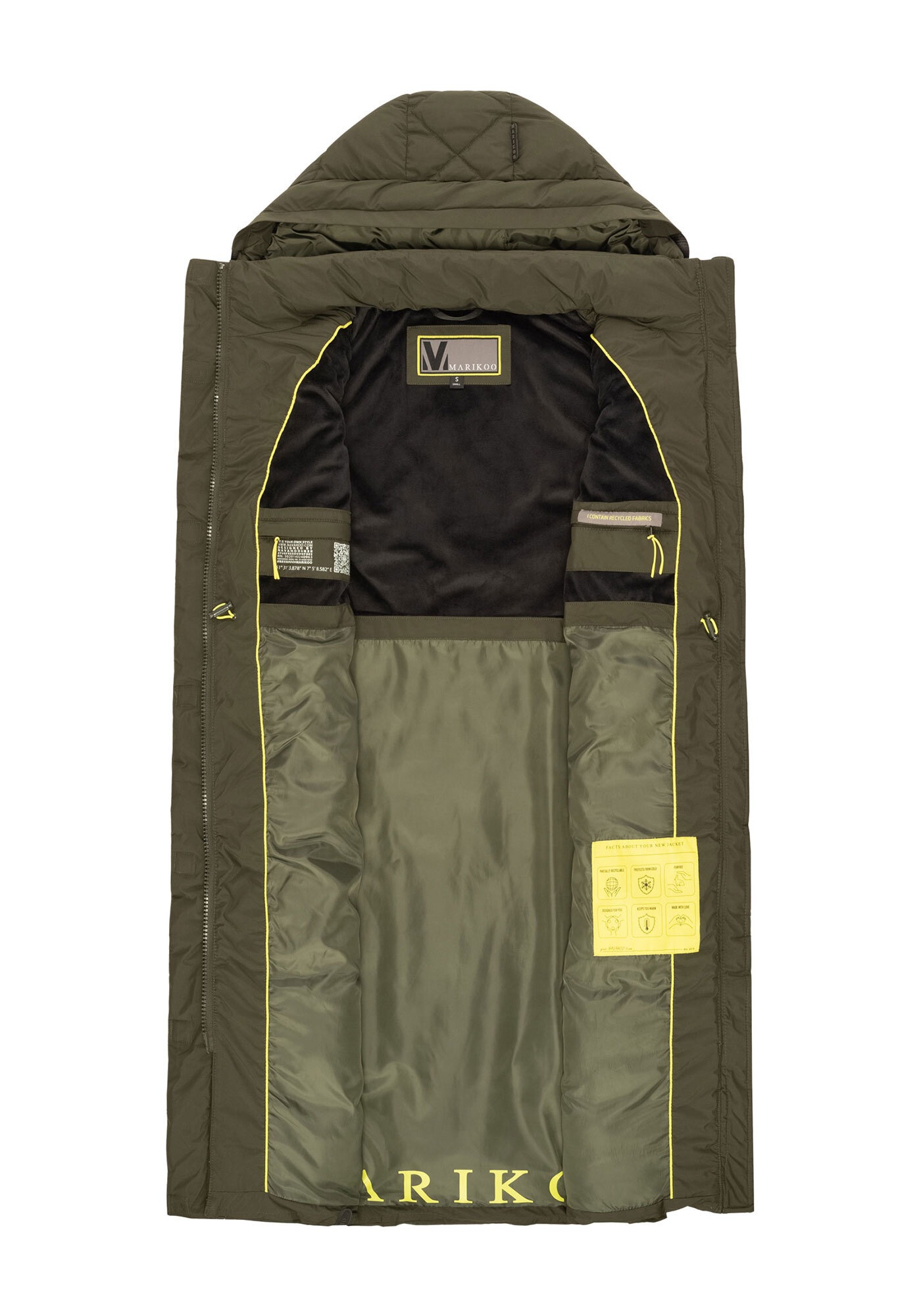 Marikoo Steppweste »Marikoo Narikaa Damen Winterweste N018«