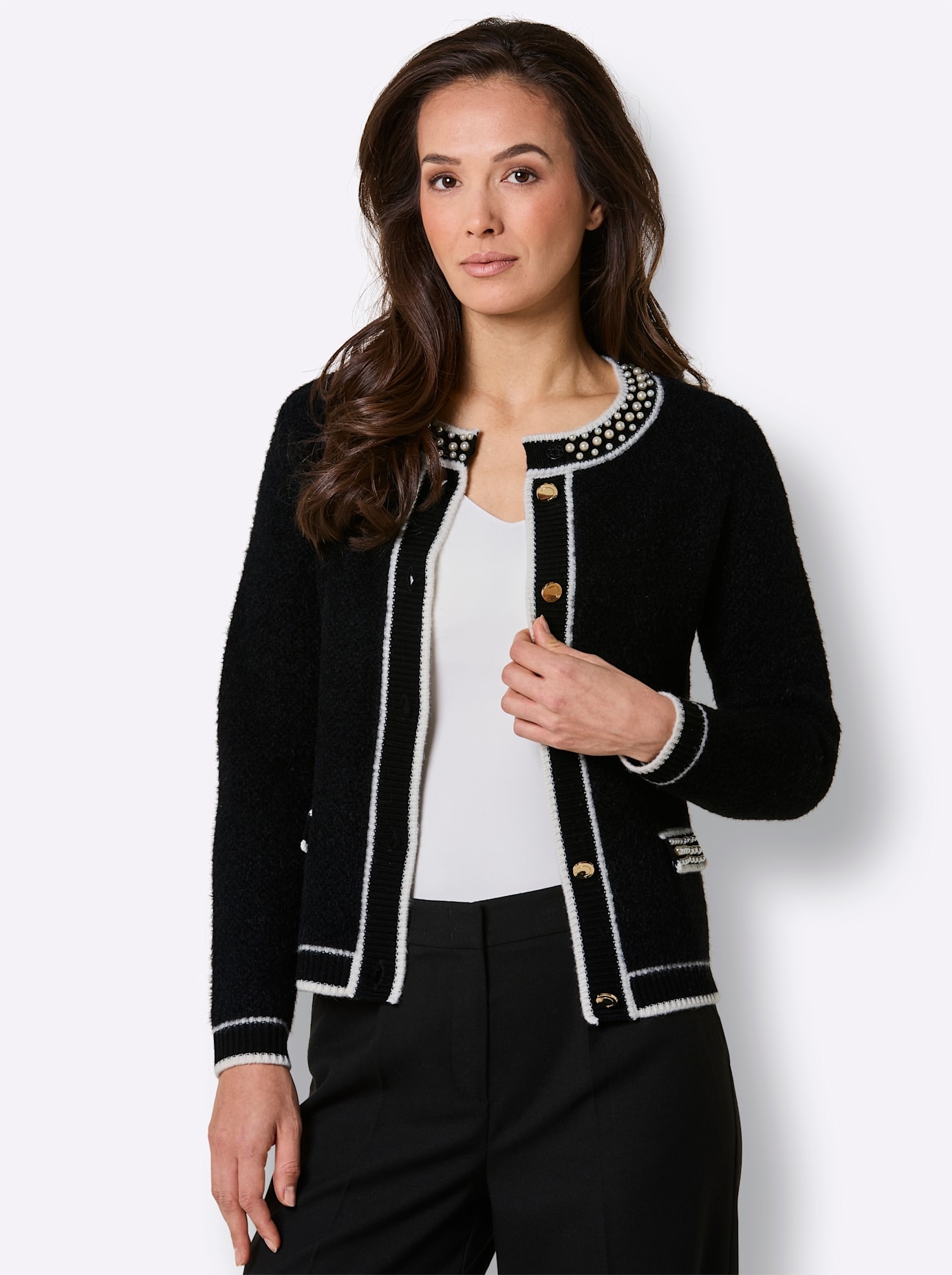 CREATION L PREMIUM Strickjacke