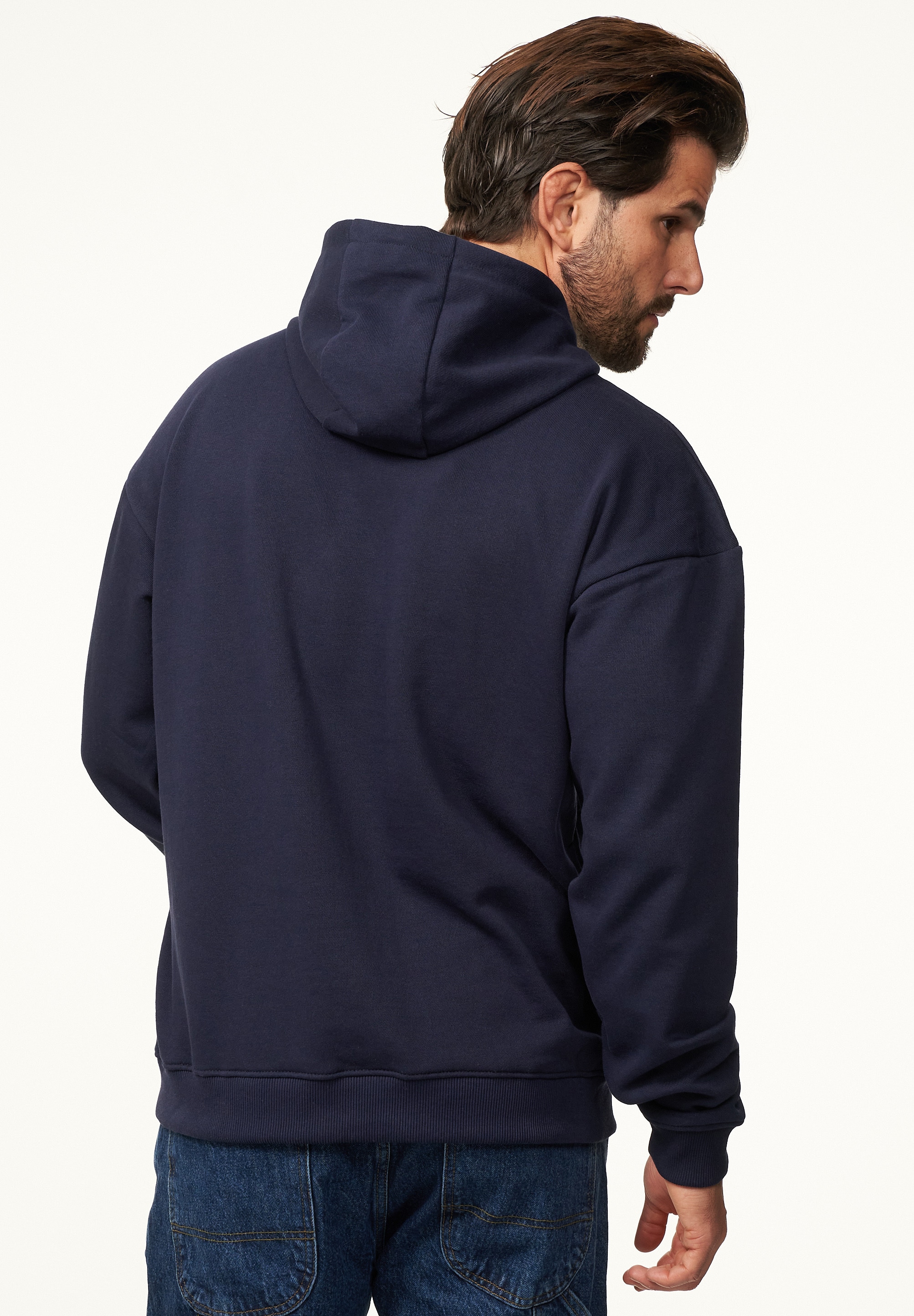 SOULSTAR Hoodie »Oversize Kapuzenpullover Sweater Pullover für Herren«, Herren Oversize Kapuzenpullover mit Button Pullover Sweater
