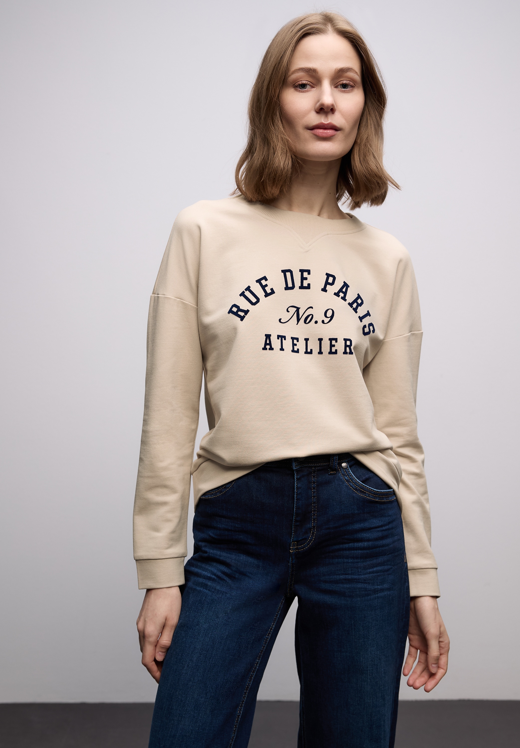 STREET ONE Sweatshirt , mit Wording
