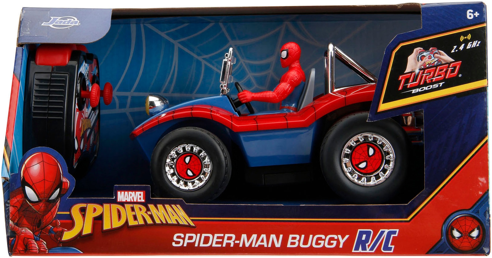 JADA RC-Buggy »Marvel Spider-Man RC Buggy, 1:24, 2,4GHz«