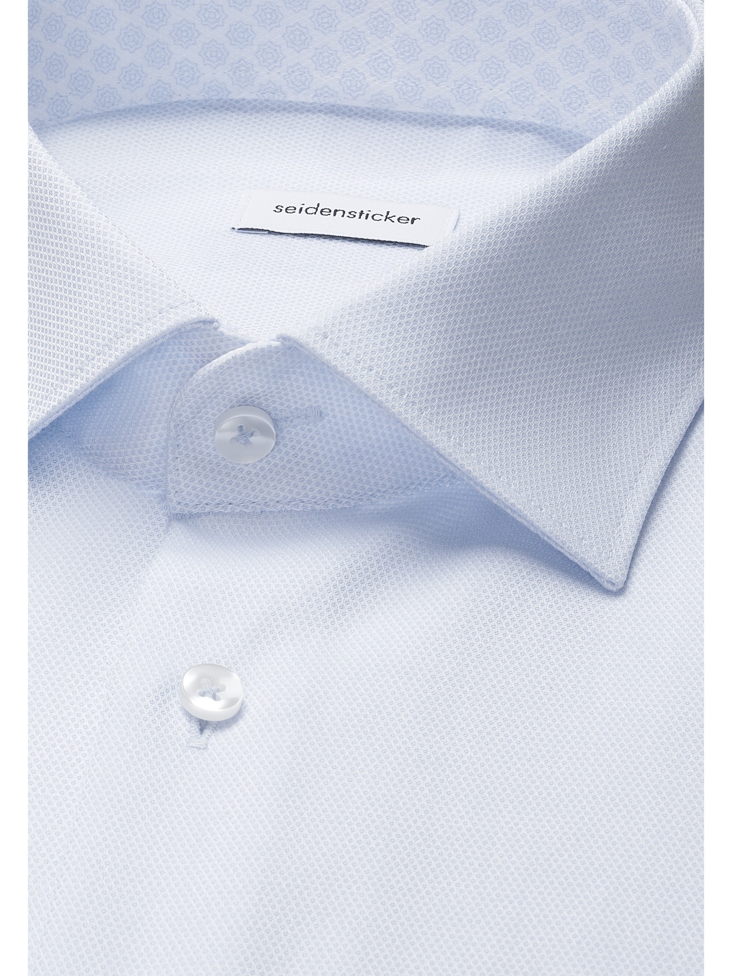 seidensticker Businesshemd »Schwarze Rose« Comfort 1/1 Kentkragen Struktur