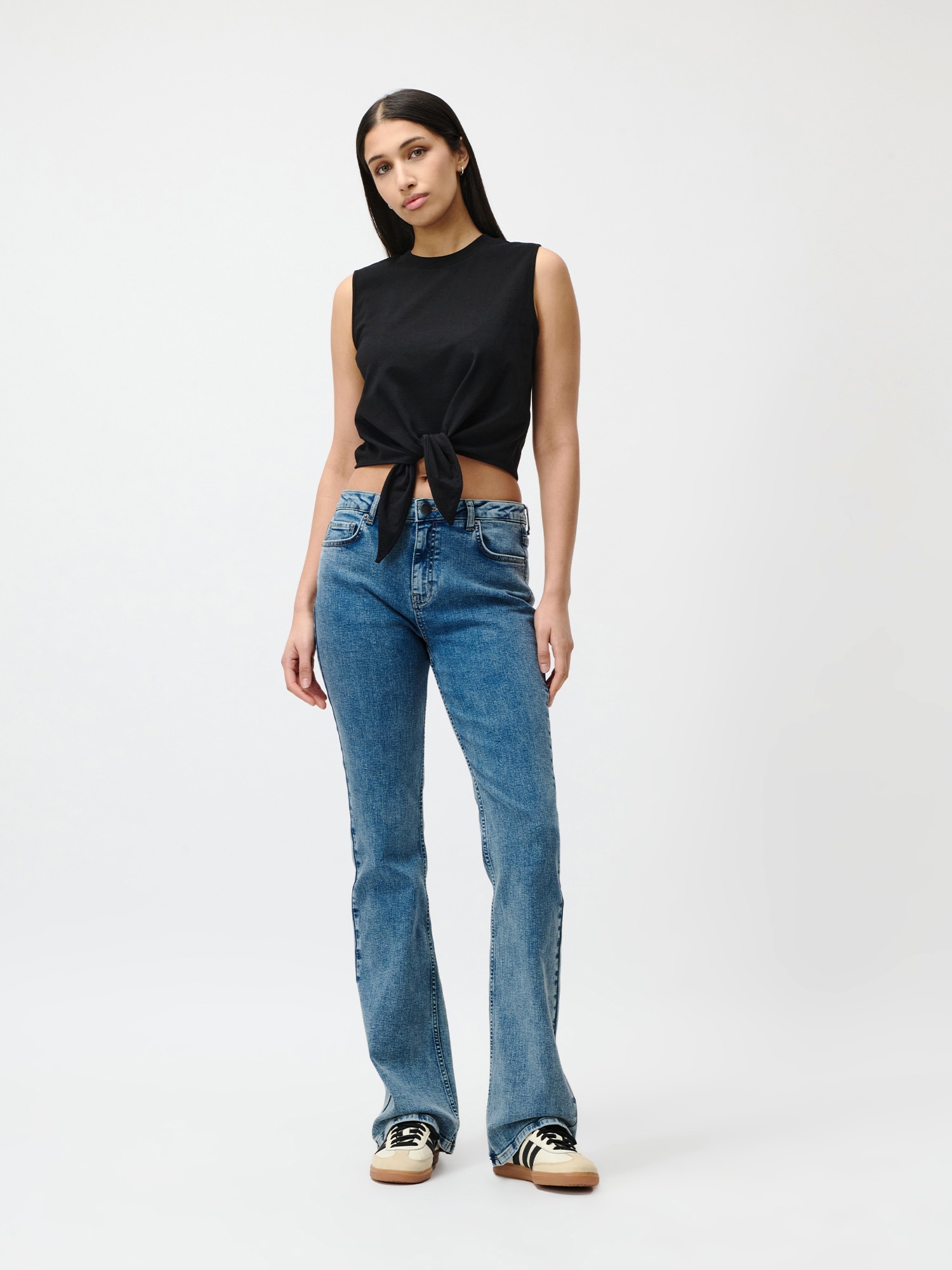 LeGer Shirttop »Tabea, LeGer by Lena Gercke« mit Knoten-Details vorne, normale Passform